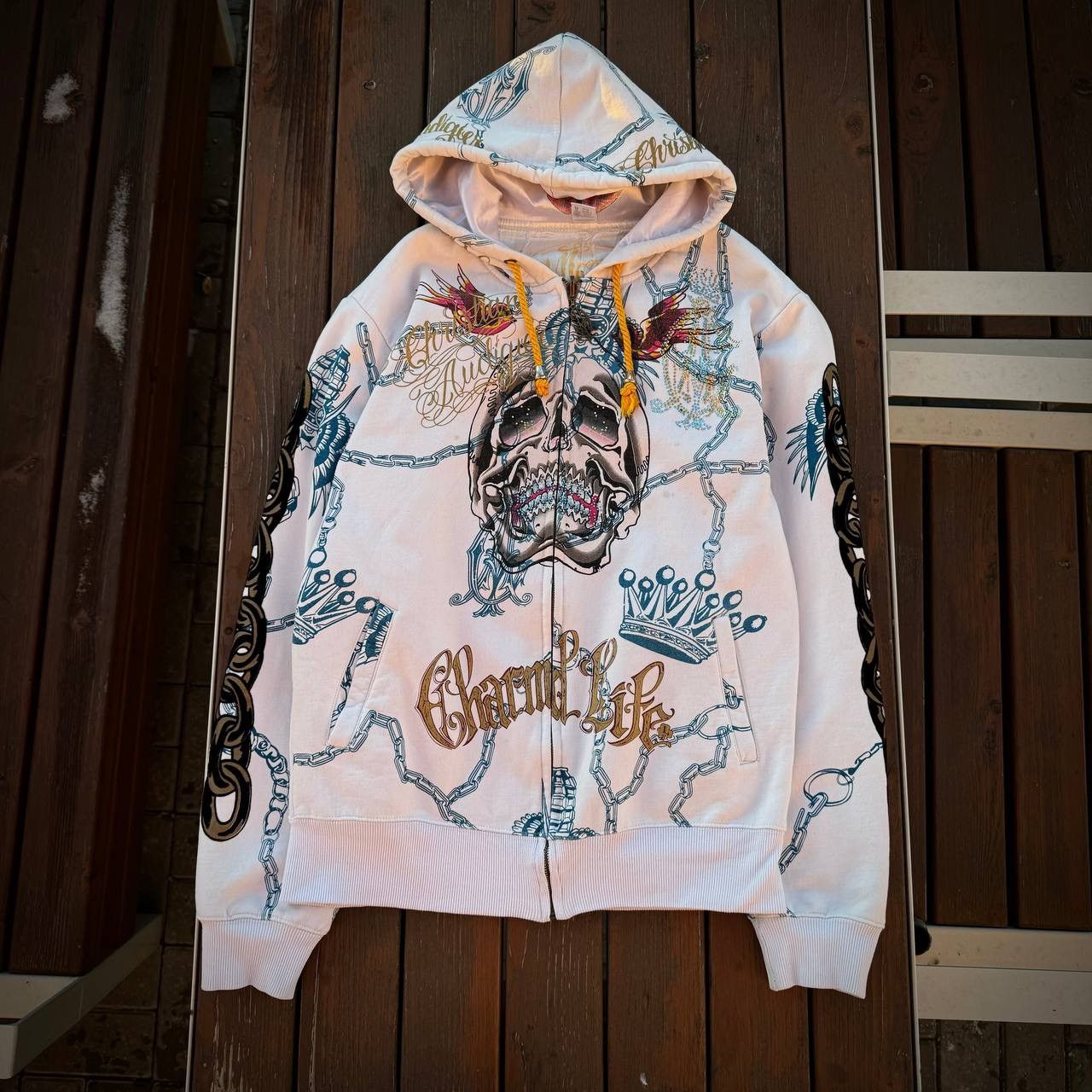 Ed Hardy × Ken Carson Ed hardy Ken Carson zip up hoodie