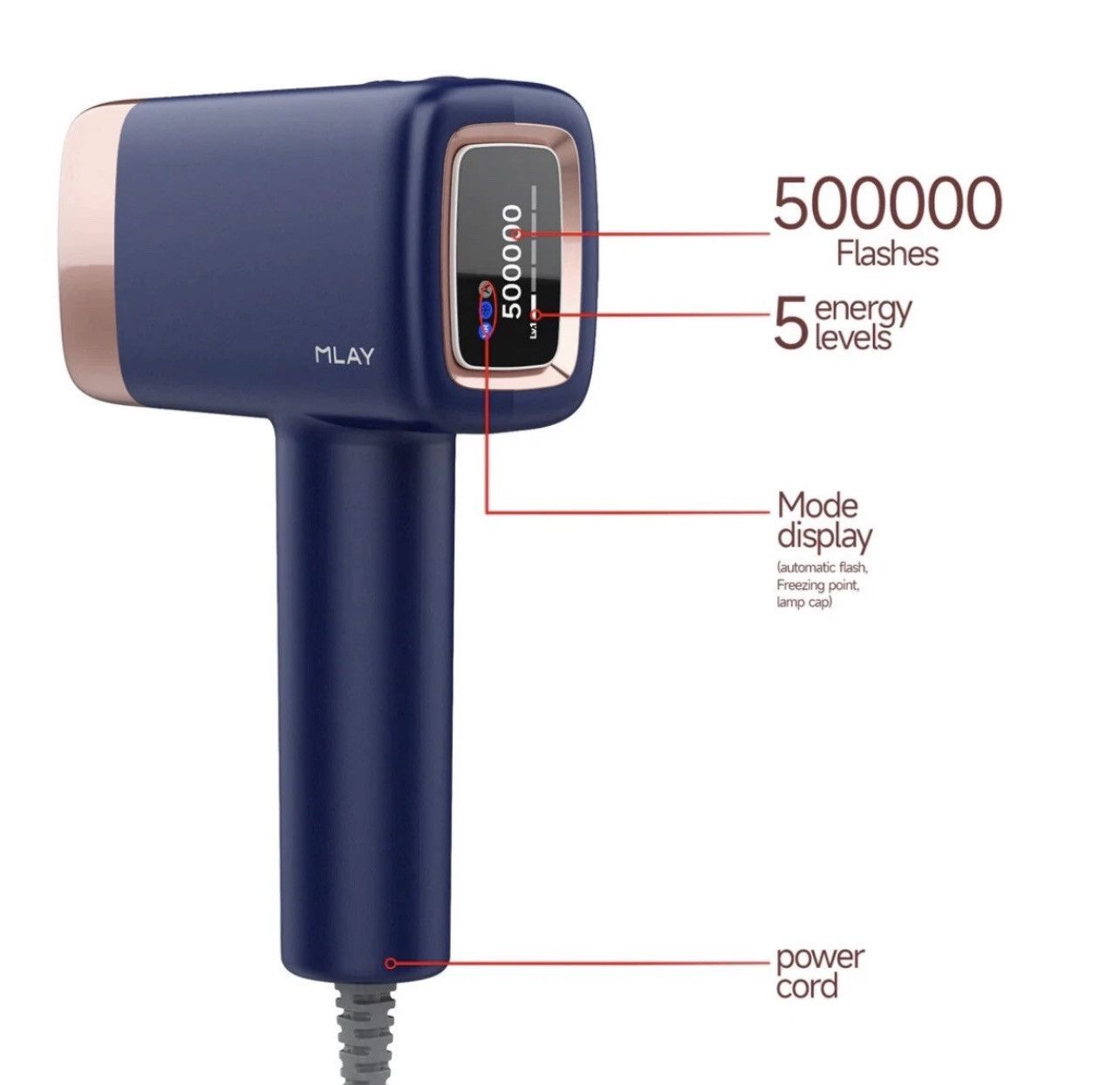 Other MLAY T14 IPL hair removal device Size ONE SIZE - 2 Thumbnail