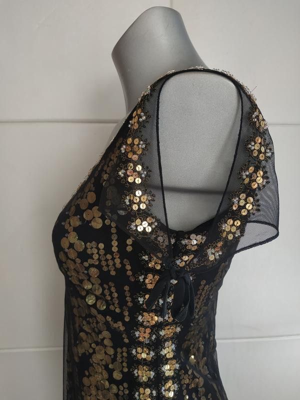 NOCTURNE Silk tank top sequins sz 10 brand Nocturne Size L / US 10 / IT 46 - 7 Thumbnail