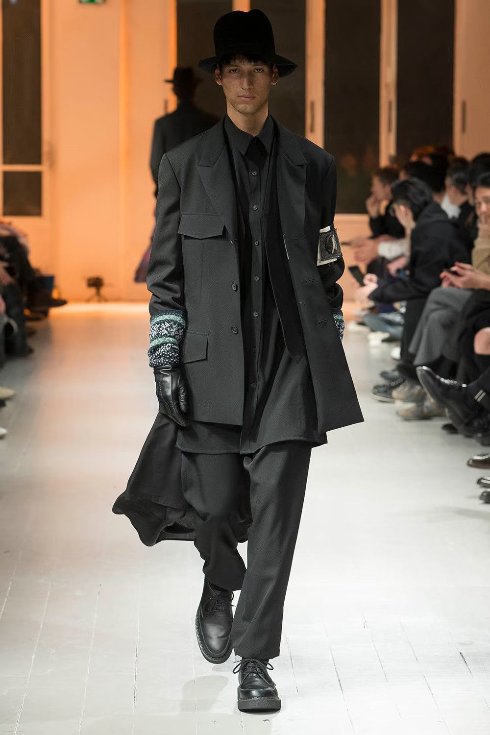 Yohji Yamamoto Yohji Yamamoto Pour Homme W/Gabardine Wide Pants Trouser Size US 30 / EU 46 - 4 Thumbnail