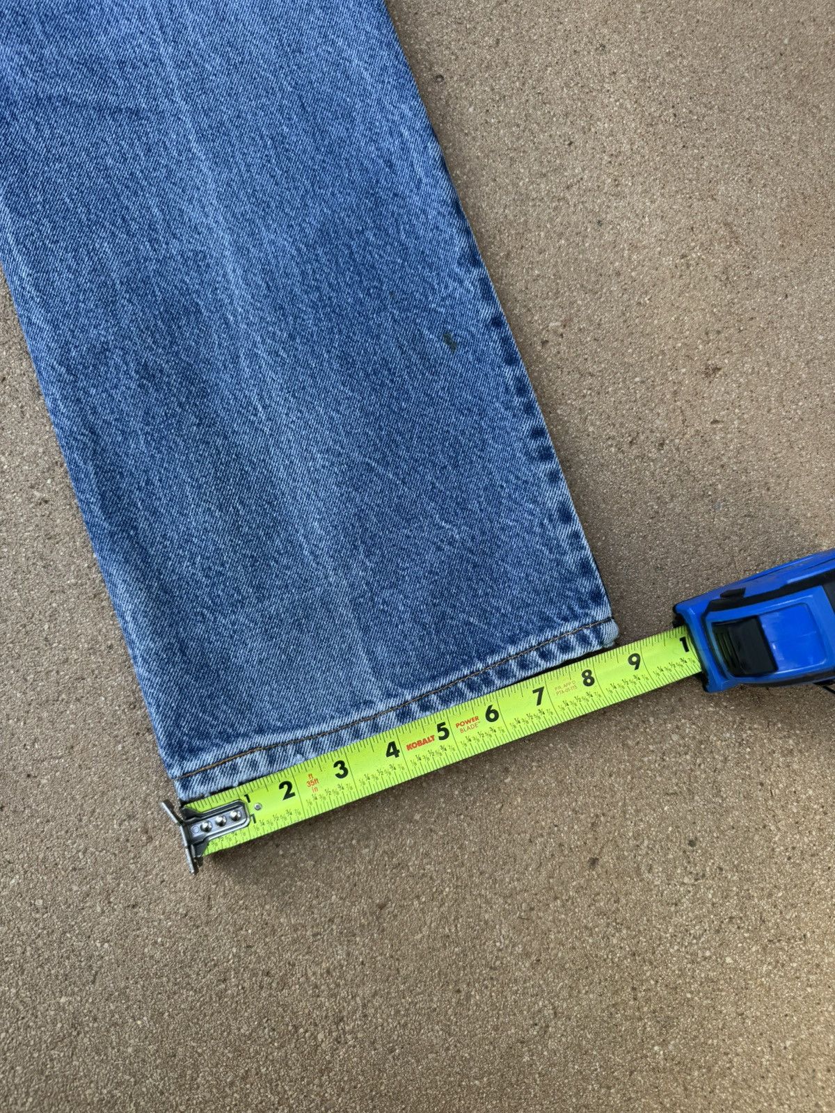 Levi's Vtg 90s Levi’s 517xx Red Tab Bootcut Flare Faded Jeans 33x29 Size US 33 - 11 Thumbnail
