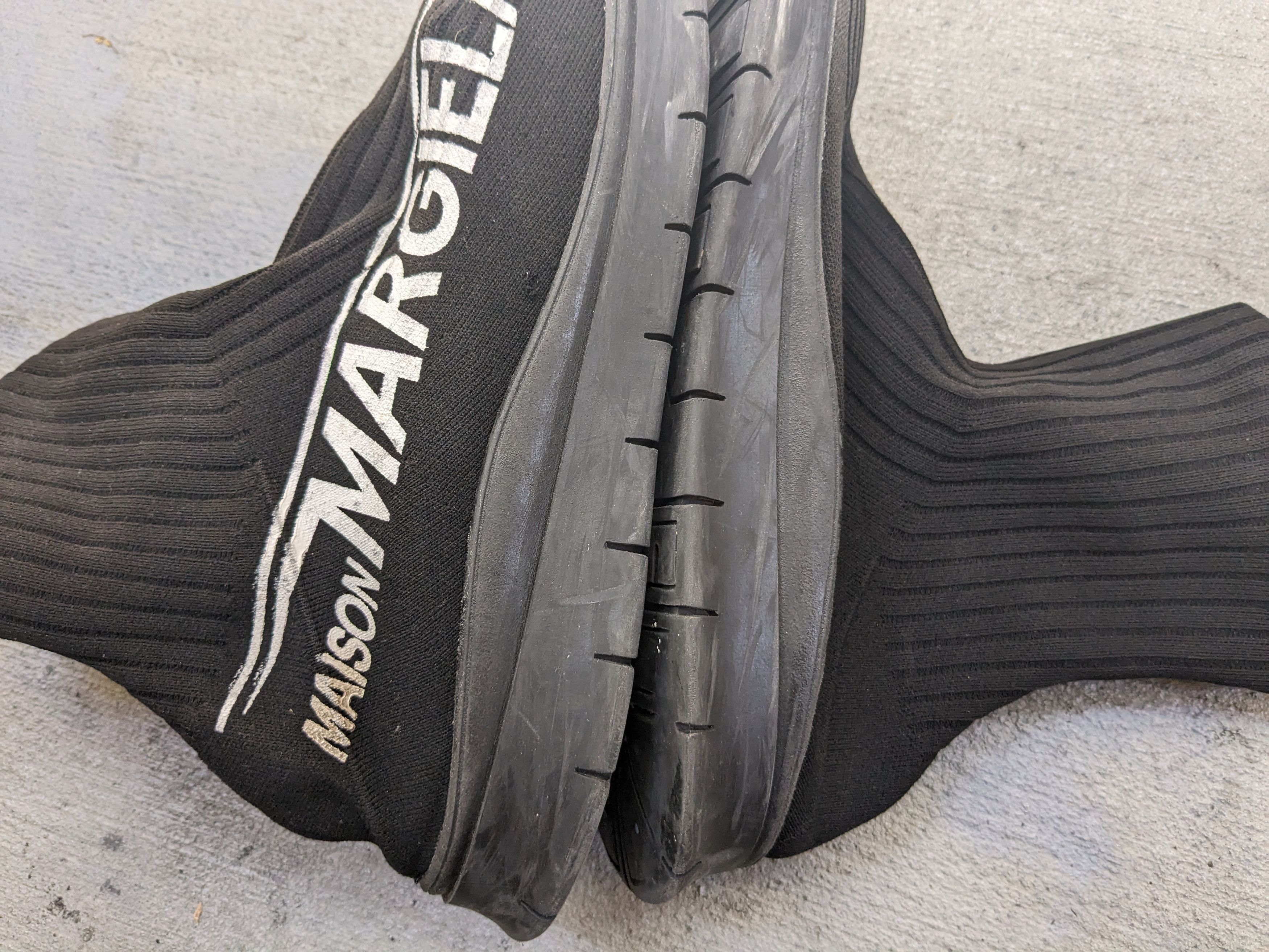 Maison Margiela Maison Margiela Sock Sneakers Black 12 45 High Tops Size US 12 / EU 45 - 8 Thumbnail