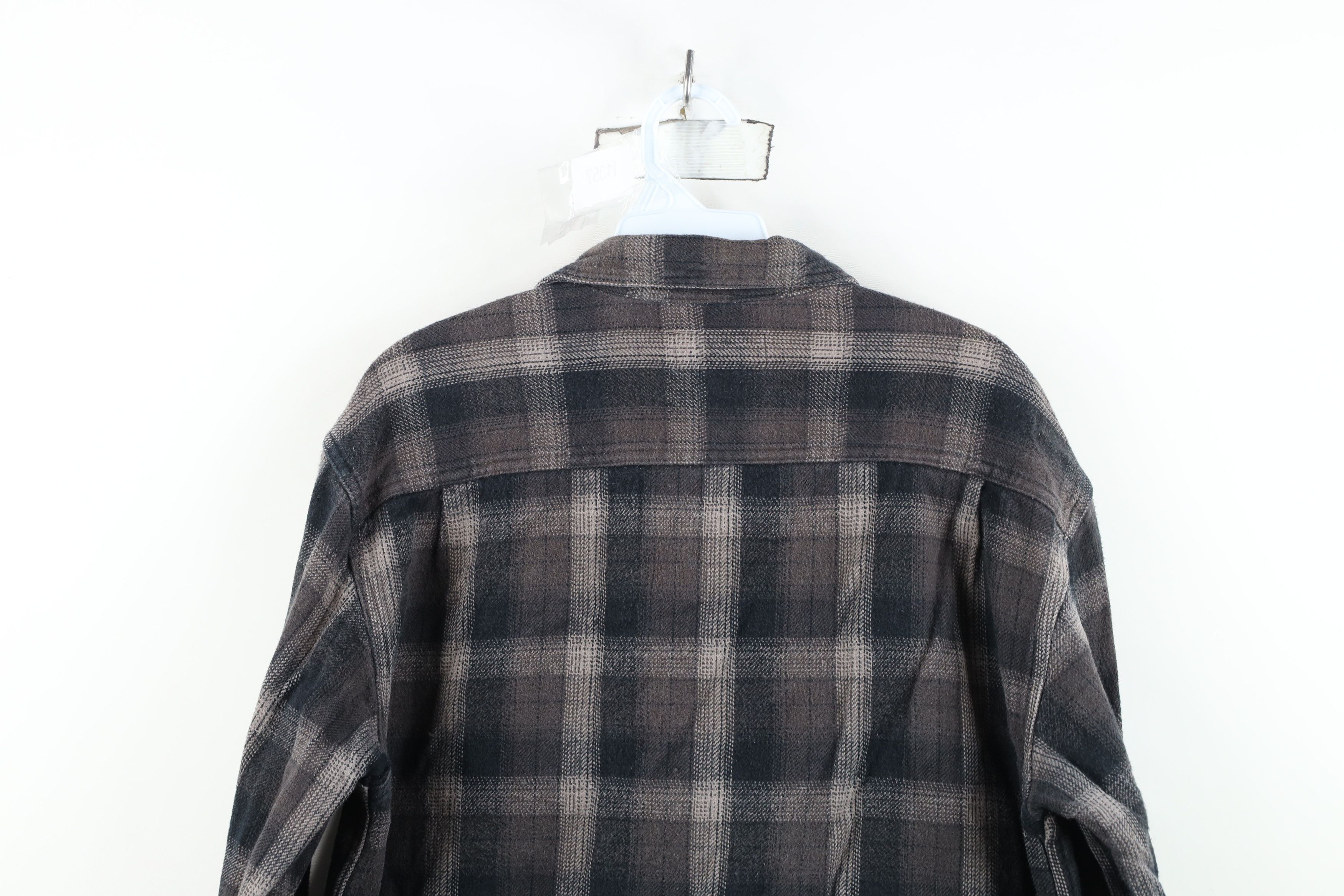 Vintage Vintage 90s Y2K Streetwear Heavy Flannel Button Shirt Plaid Size US M / EU 48-50 / 2 - 10 Thumbnail