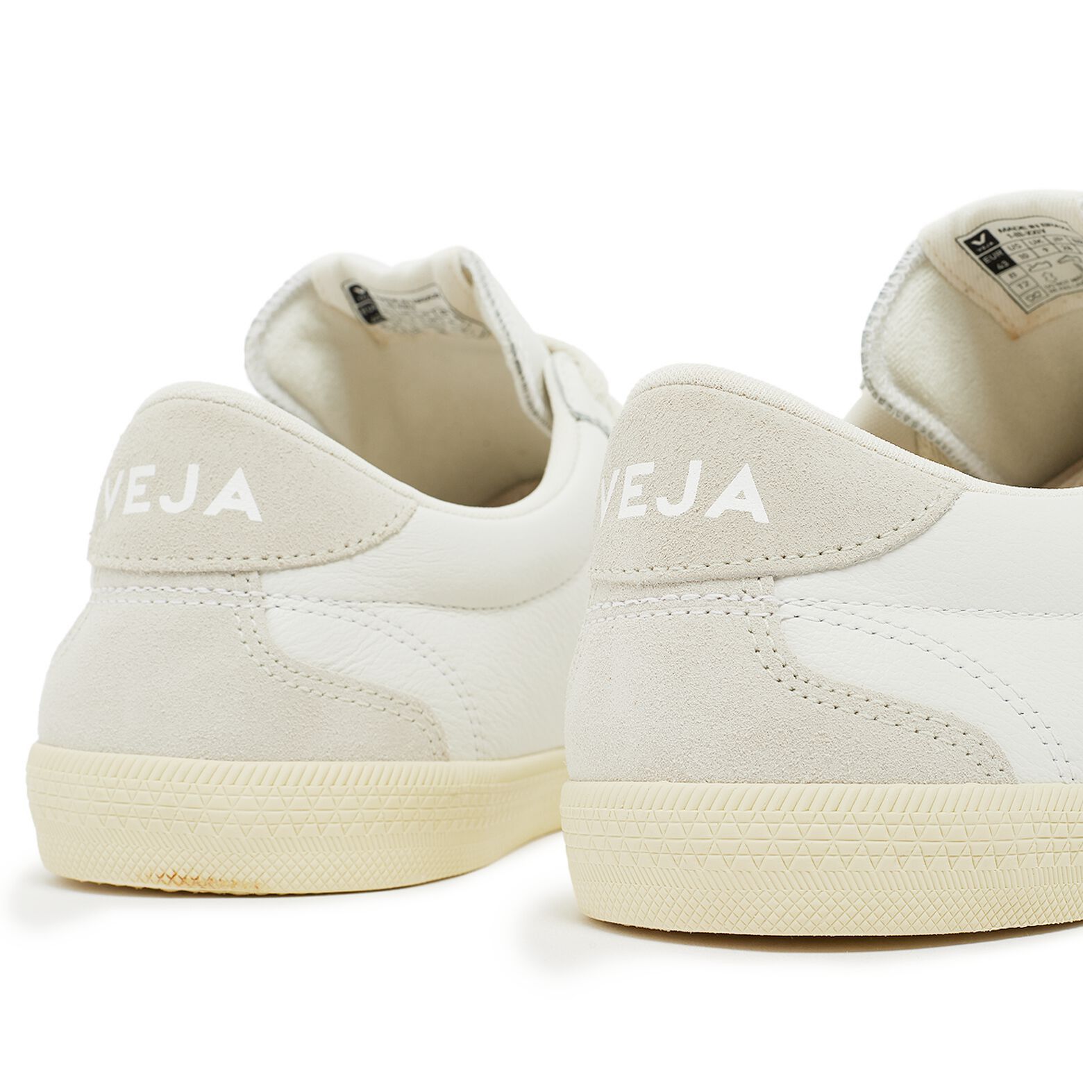 Veja Veja Volley Leather White Natural VO2003852A US 7 EU 38 Size US 7 / IT 37 - 5 Thumbnail