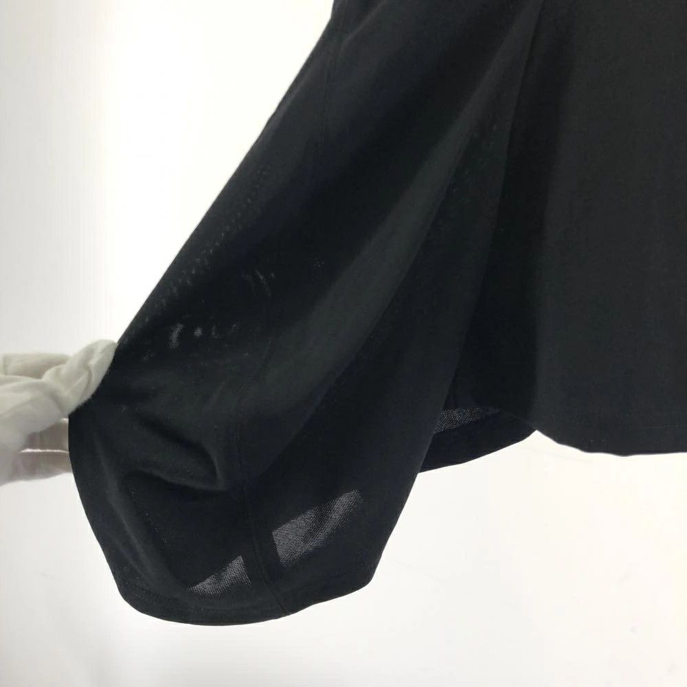 Comme des Garcons T-Shirt Long Sleeve Cut/ Sew Plain Balloon Hem Pattern Black Size US M / EU 48-50 / 2 - 7 Thumbnail