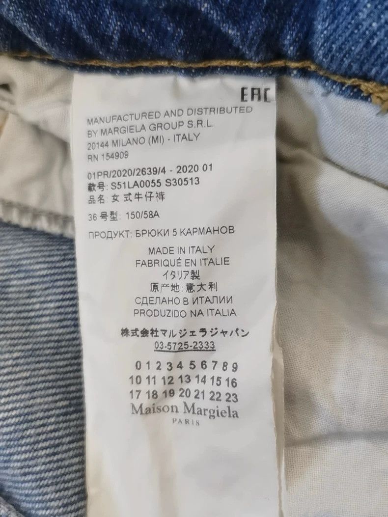 Maison Margiela Maison Margiela Stad-of-print classic jeans 2502-Nextarrow Size 24" / US 00 / IT 34 - 9 Thumbnail