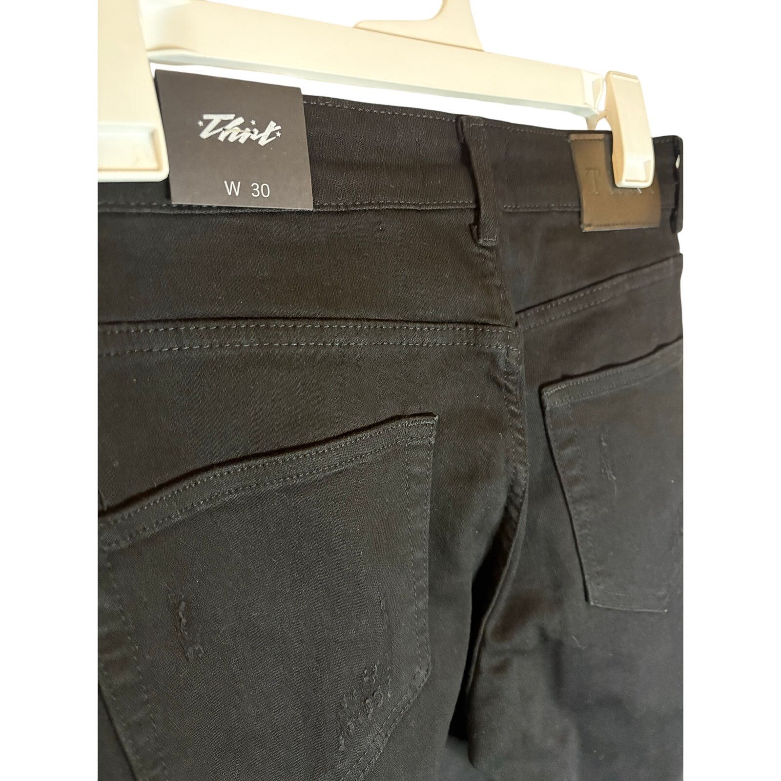 Other THRT Black Paisley Embroidered Skinny Jeans NWT, SZ 30 Size US 30 / EU 46 - 2 Thumbnail