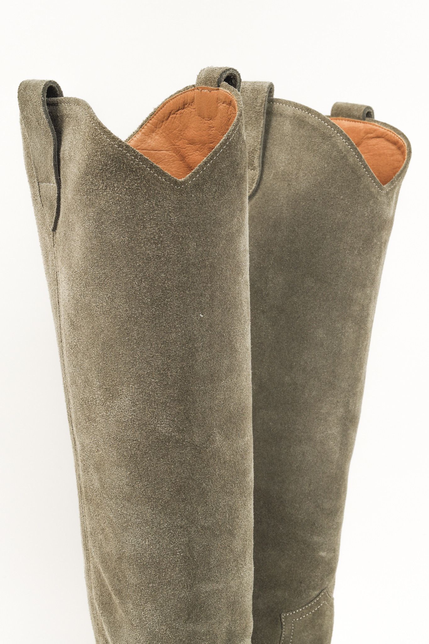 Isabel Marant Etoile Isabel Marant Etoile Ruth Western High Khaki Calf Boots Size US 6 / IT 36 - 7 Thumbnail