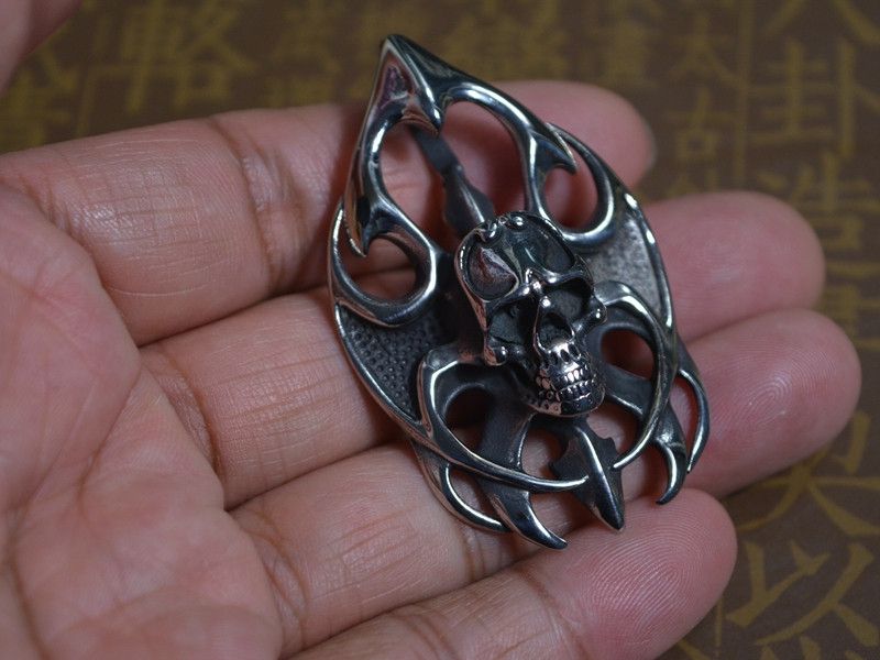 Other Skull Dark STEAL! Y2K Chains Necklace Chain Size ONE SIZE - 3 Thumbnail
