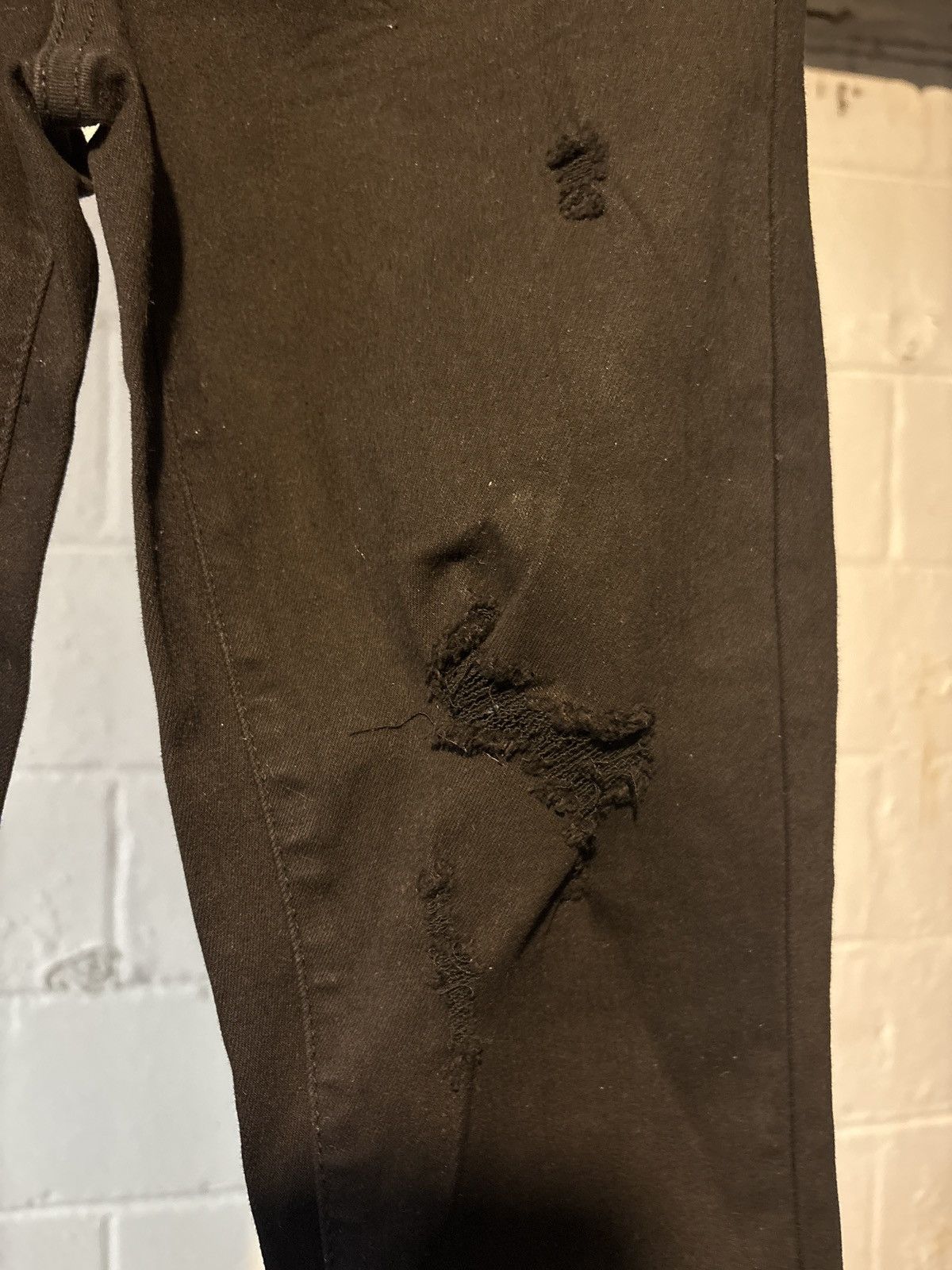 Other Black Stacked skinny jeans Size 25" / US 0 / IT 36 - 4 Thumbnail