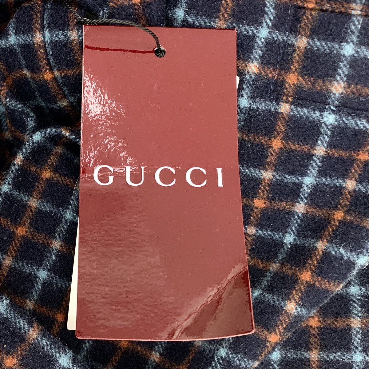 Gucci Gucci Plaid Wool Lapel Long-sleeve Shirt Jacket K26WX Size US XS / EU 42 / 0 - 7 Thumbnail