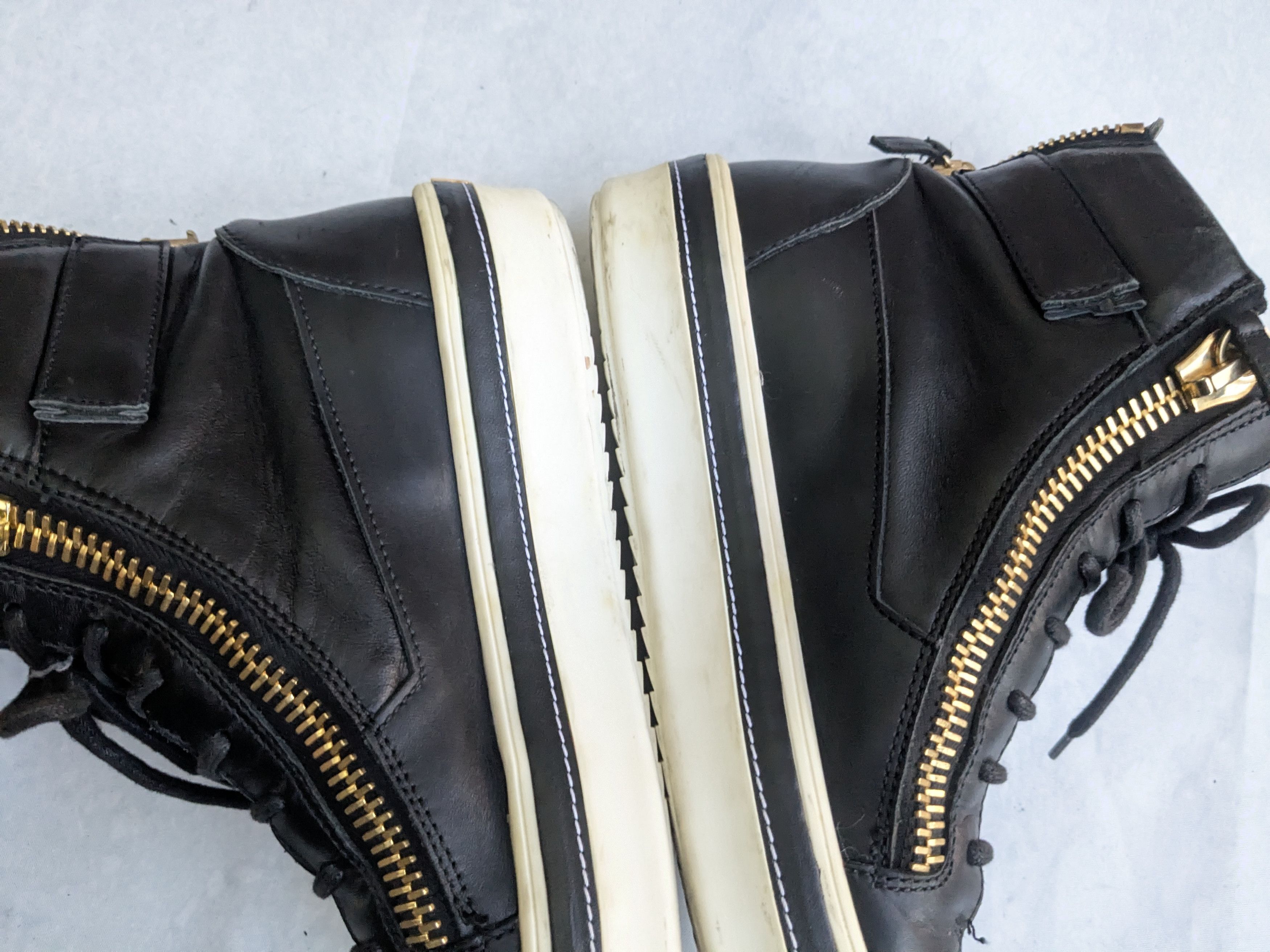 Giuseppe Zanotti Giuseppe Zanotti High Tops Black 10 43 High Top Leather Size US 10 / EU 43 - 13 Thumbnail