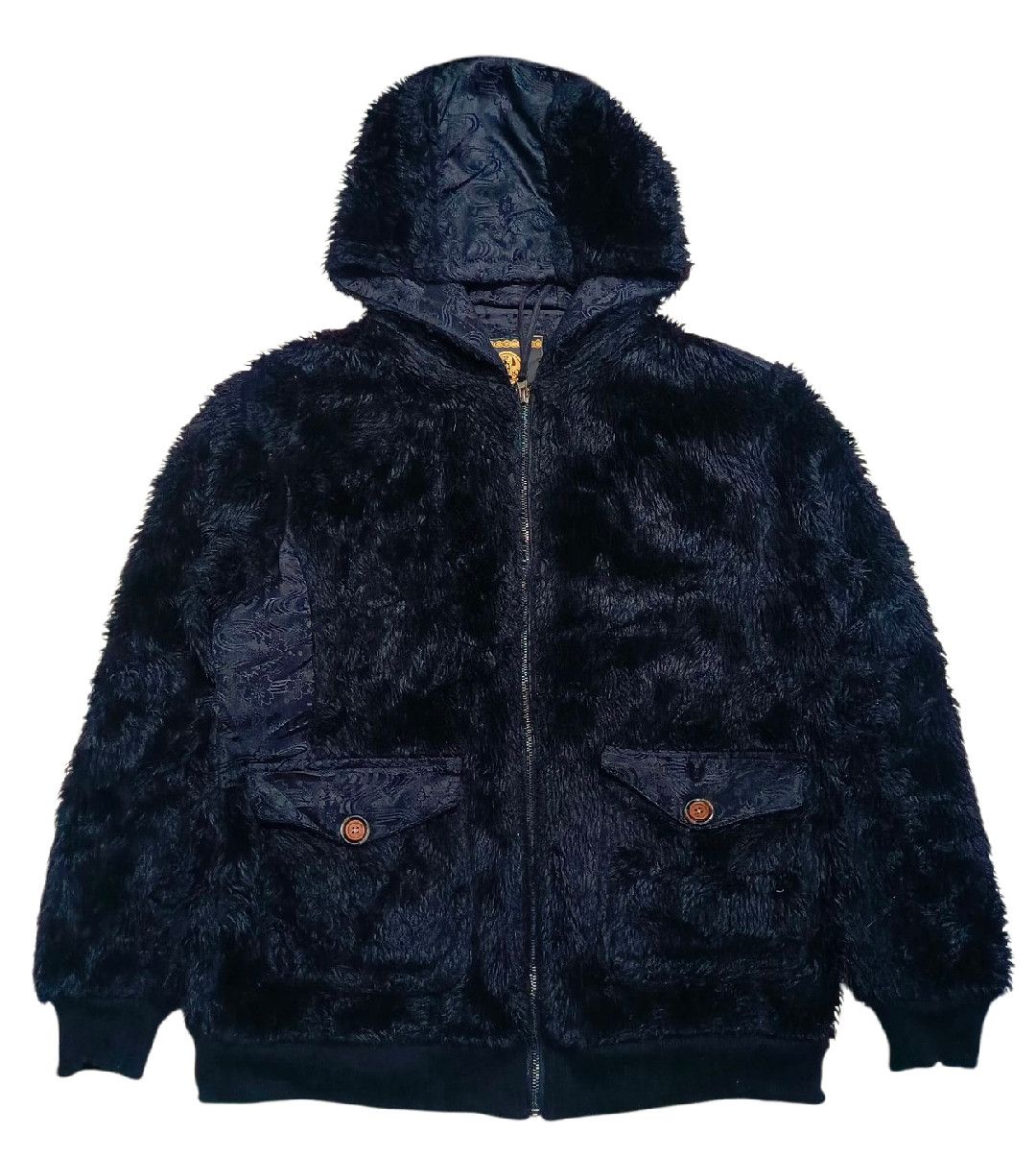 If Six Was Nine Miyabi Musubi Faux Fur filled jacket Size US XL / EU 56 / 4 - 1 Thumbnail