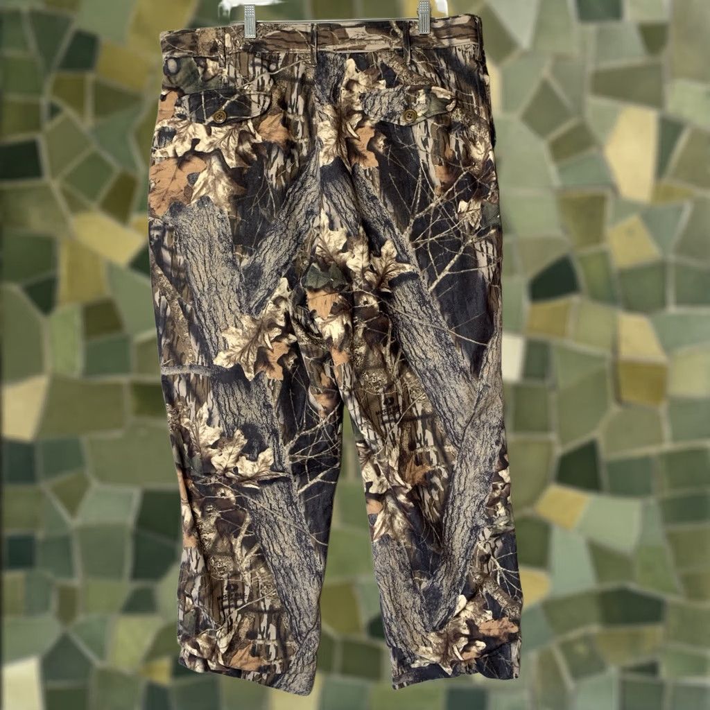 Vintage VINTAGE L.L. Bean Pants Mens 40x29 Camo Goretex Lined Hunting Mossy Oak Break Up Chino Straight Fall Winter Spring 80s 90s USA Mens Size US 40 / EU 56 - 1 Thumbnail