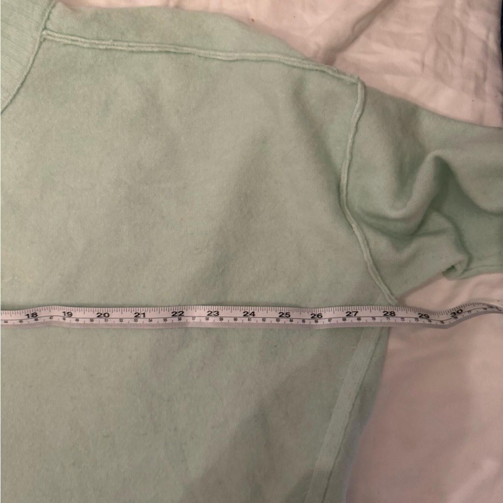 Free People Free People Phoebe Pullover Light Green Crew Neck Sweater L Size L / US 10 / IT 46 - 9 Thumbnail