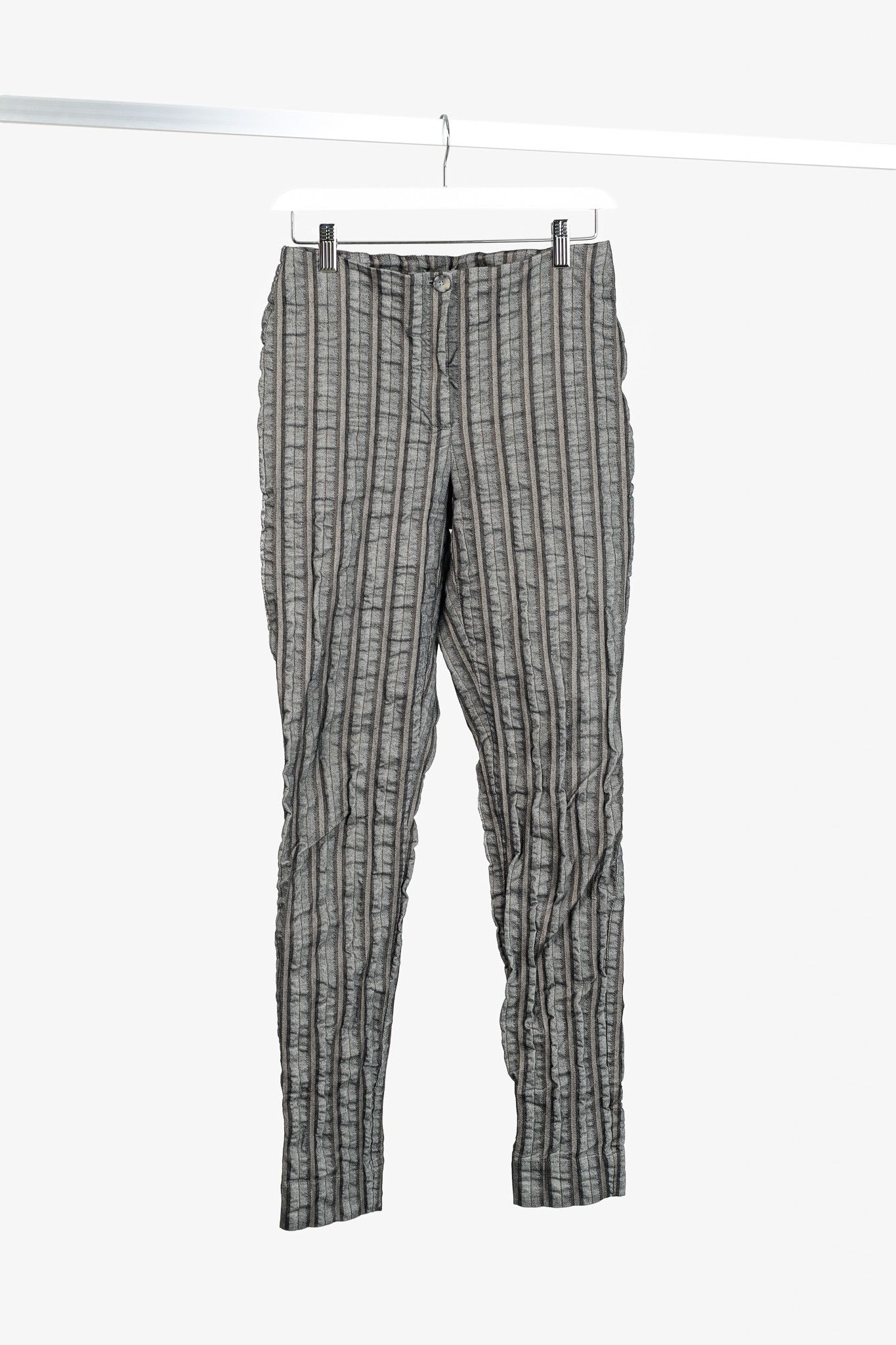 Annette Gortz Annette Gortz AW/19 Willy Blent Stripe Skinny Trousers Size 29" - 1 Thumbnail