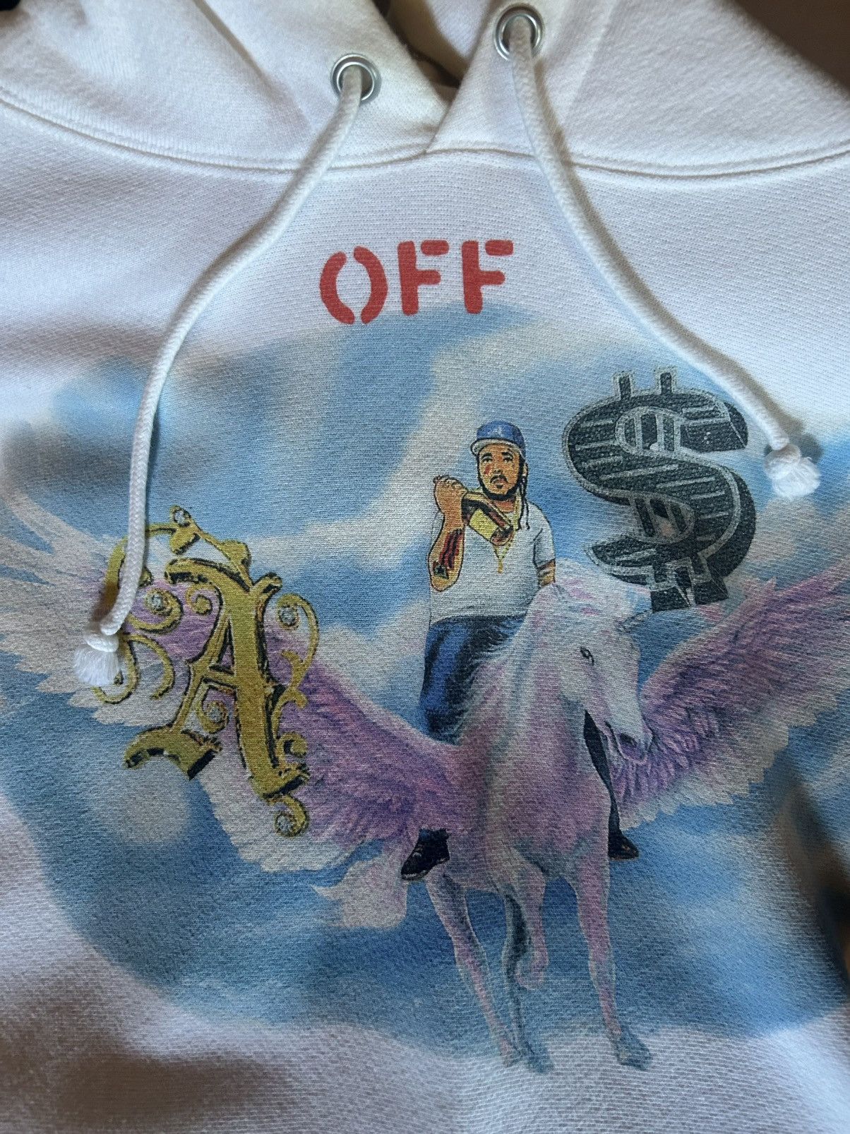 AWGE × Off-White Off White AWGE 2019 Yam$ Day Hoodie Size US L / EU 52-54 / 3 - 2 Thumbnail