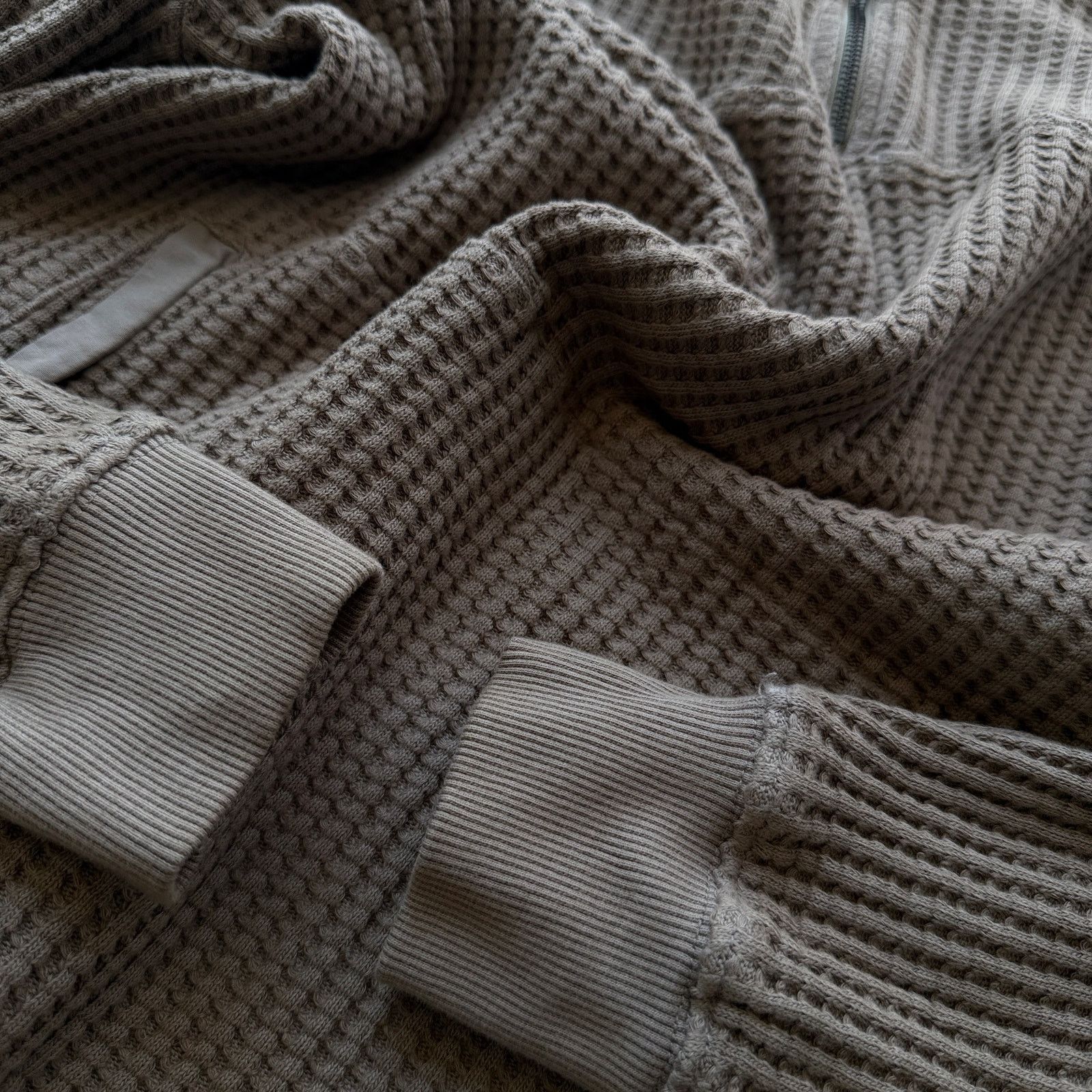 MATE the Label Mate the Label Pullover SweatshirtWaffle Knit Quarter Zip Size S / US 4 / IT 40 - 4 Thumbnail
