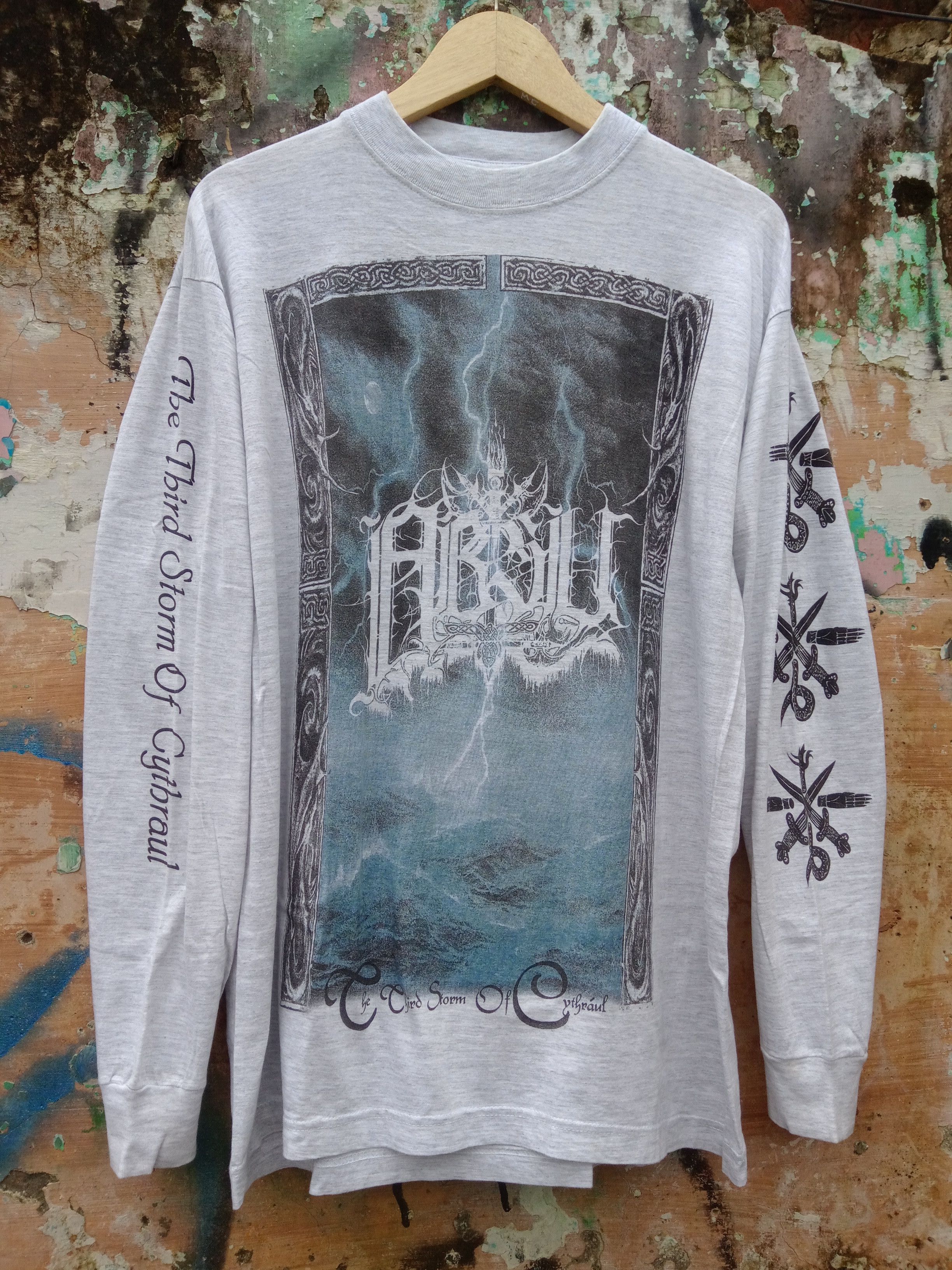 Band Tees × Vintage Vintage 90s OG ABSU the third storm of cythraul Size US XL / EU 56 / 4 - 1 Thumbnail