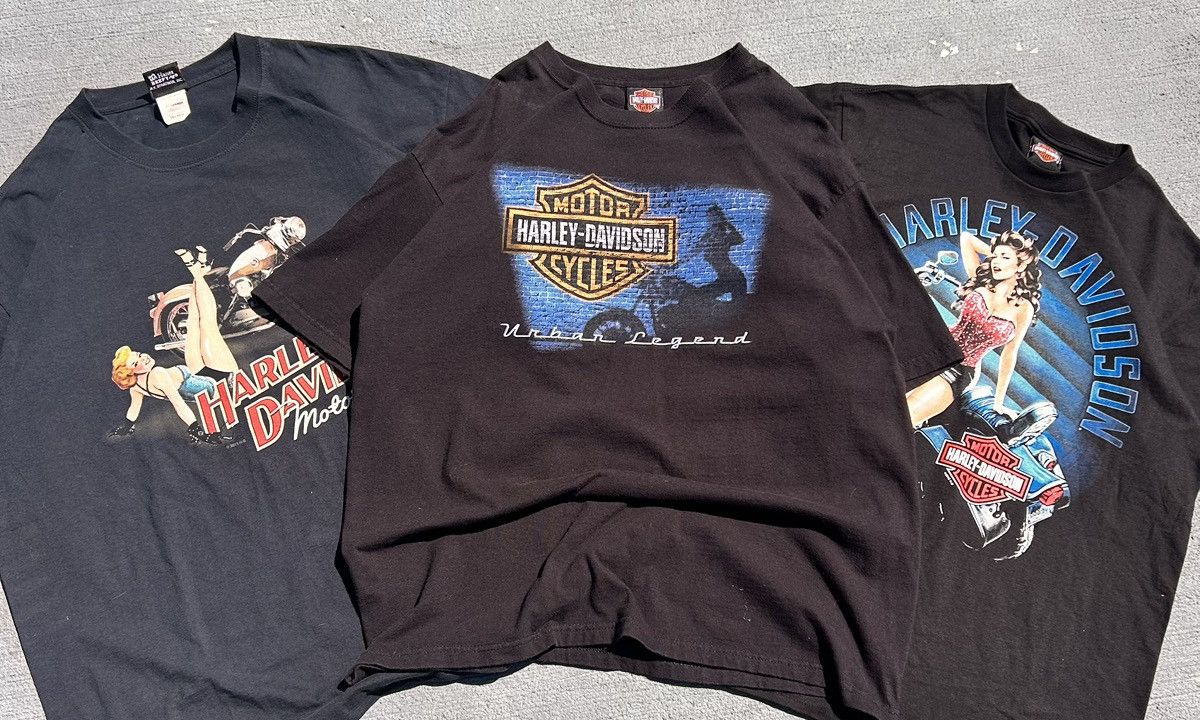 Harley Davidson × Vintage Vintage Harley davidson Tee’s Size US L / EU 52-54 / 3 - 20 Thumbnail