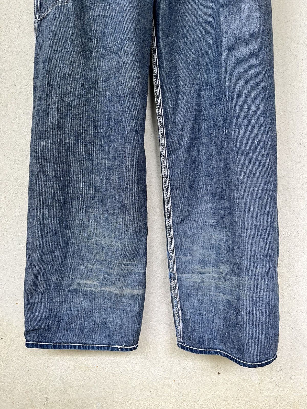 Vintage vintage BOBSON Denim Overalls/ Dungarees Size US 33 - 18 Thumbnail