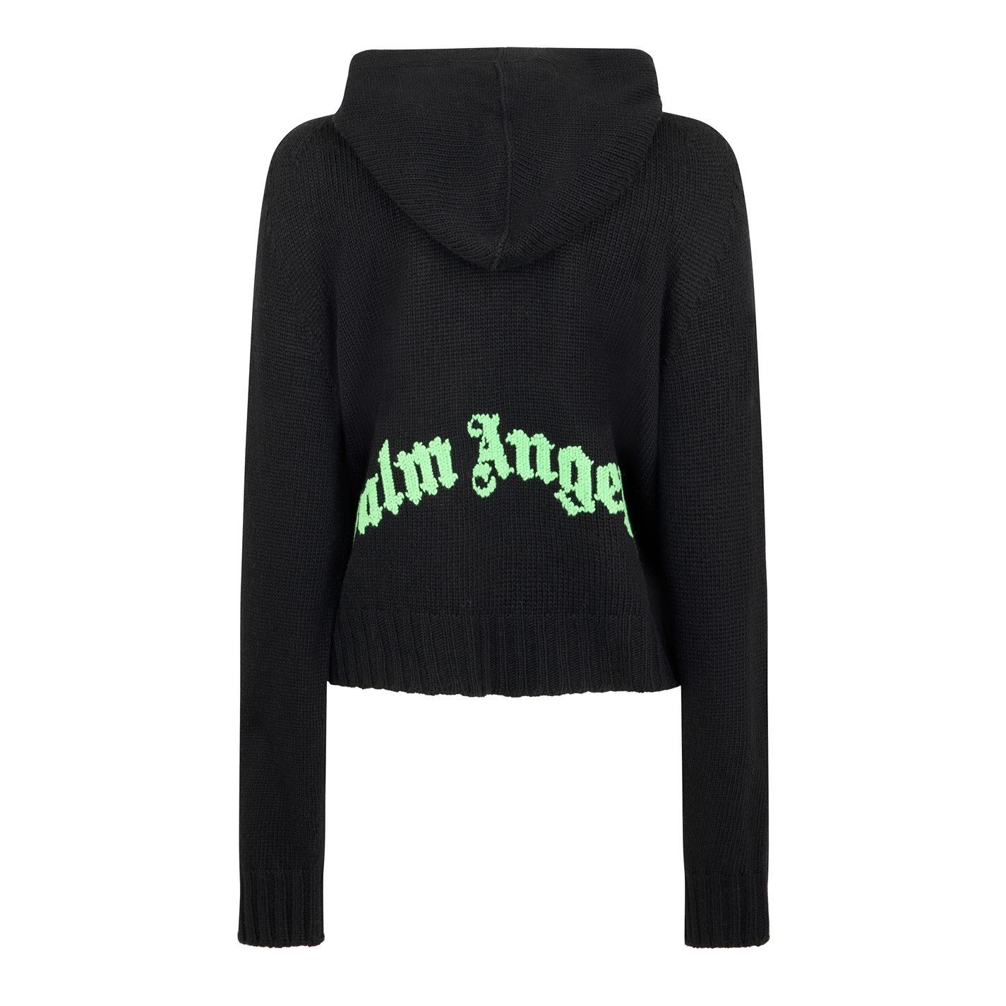 Palm Angels o1g2r1mq0325 Knit Hoodie in Black Size S / US 4 / IT 40 - 6 Thumbnail