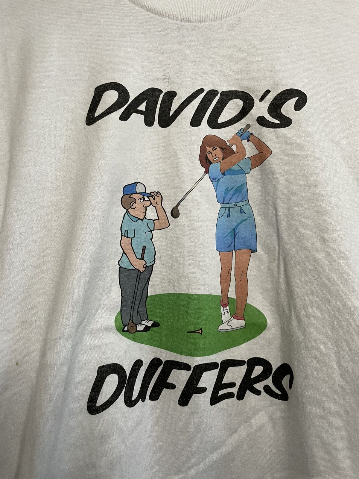 Vintage Vintage David's Duffers golf graphic T-shirt. Size US XL / EU 56 / 4 - 3 Thumbnail