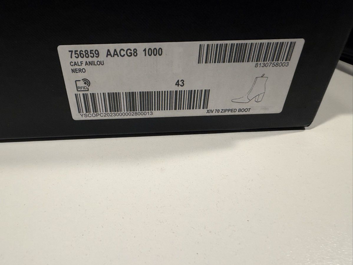 Saint Laurent Paris SAINT LAURENT XIV Leather Chelsea Boots 43/10 Size US 10 / EU 43 - 3 Thumbnail