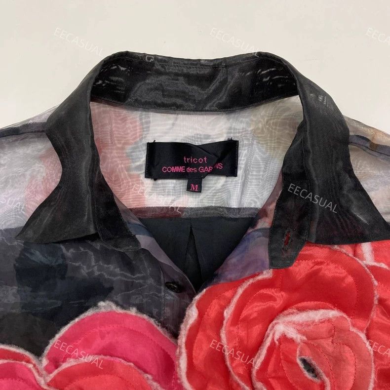 Comme des Garcons Comme Des Garcons Three-Dimensional Rose Organza Long Slee Size M / US 6-8 / IT 42-44 - 6 Thumbnail