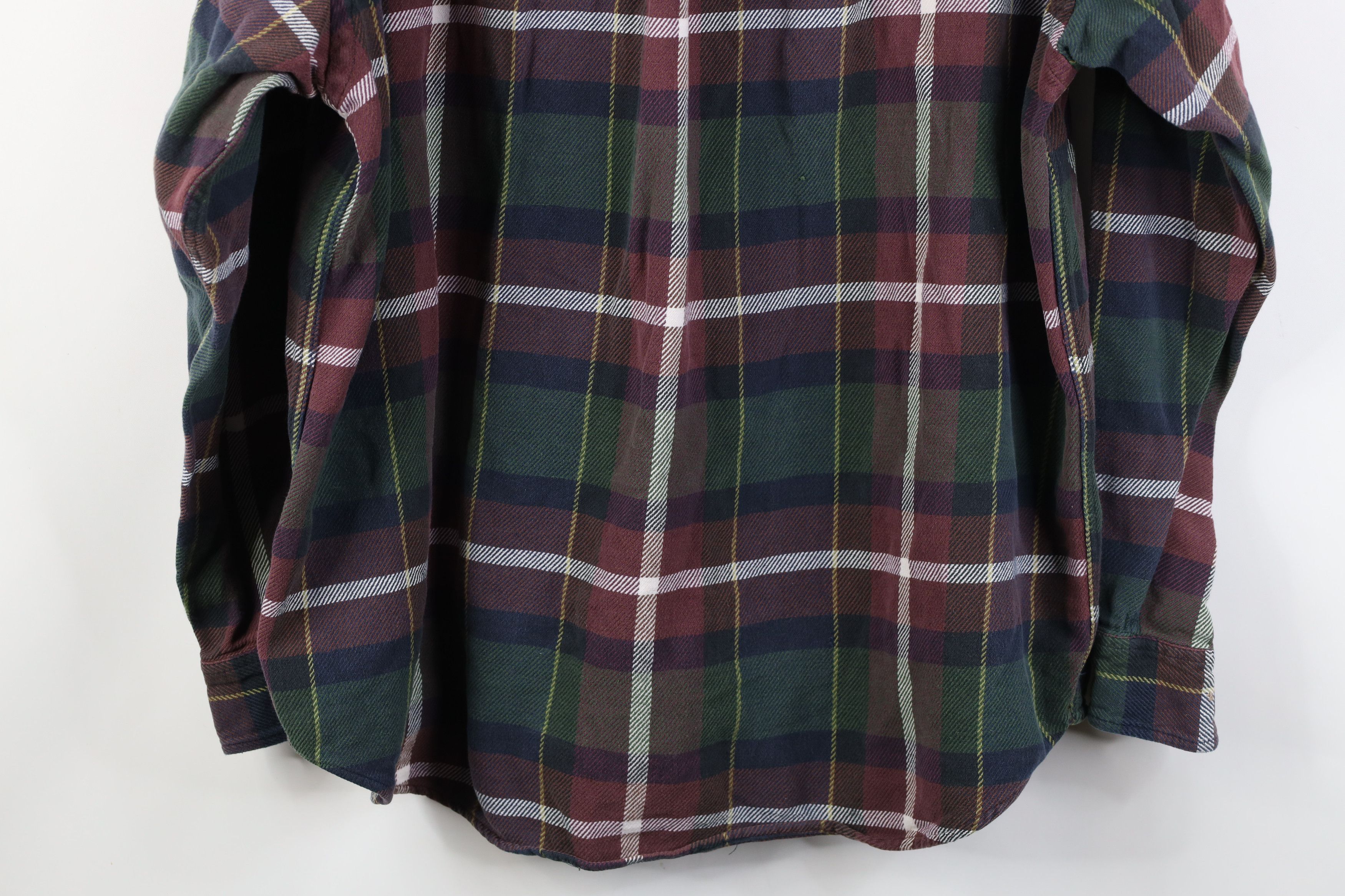 Vintage Vintage 90s Streetwear Flannel Collared Button Down Shirt Size US XL / EU 56 / 4 - 13 Thumbnail