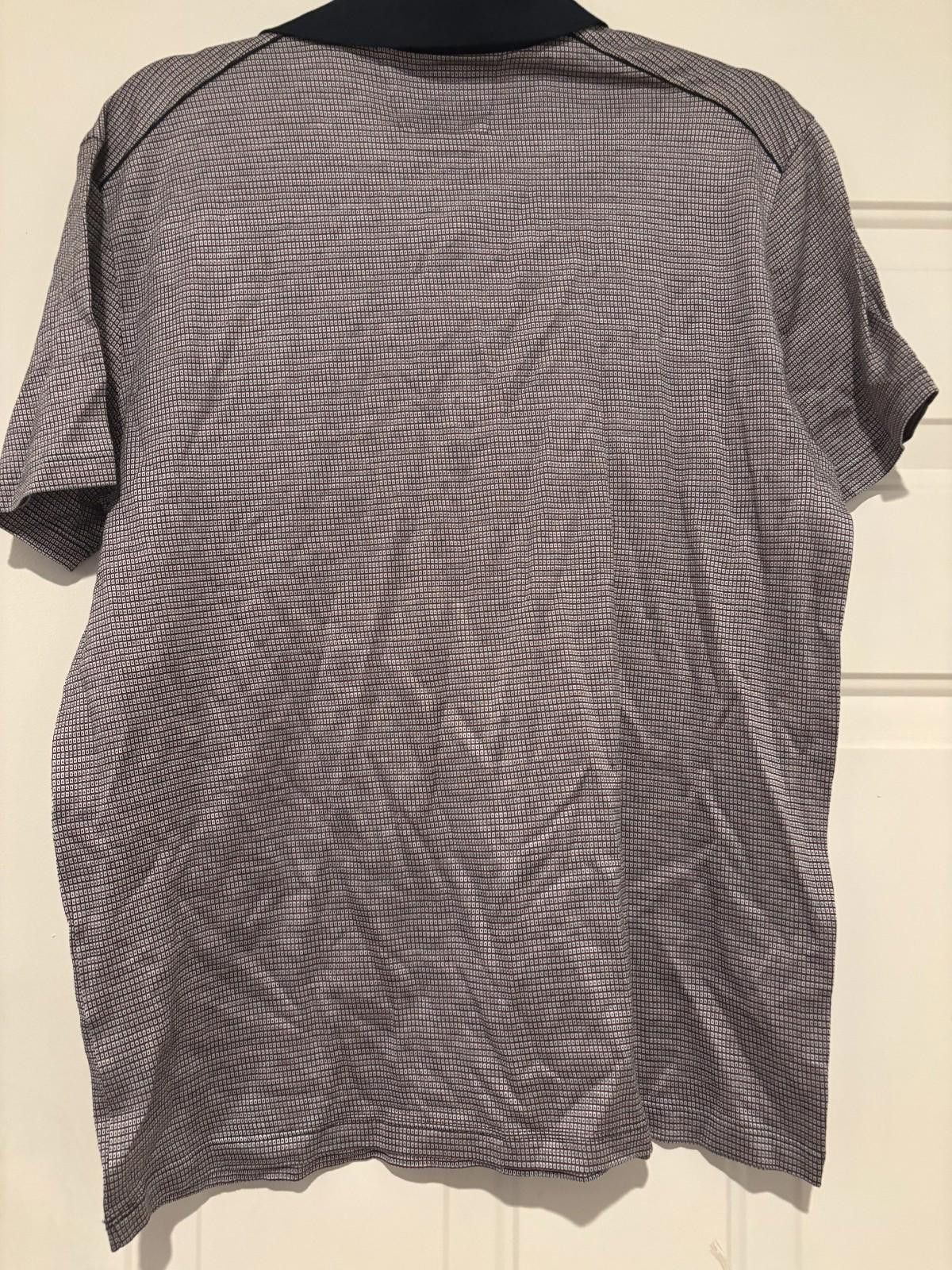 Hugo Boss Men's siz M Boss grey silk short sleeve polo shirt #660 Size US M / EU 48-50 / 2 - 2 Thumbnail