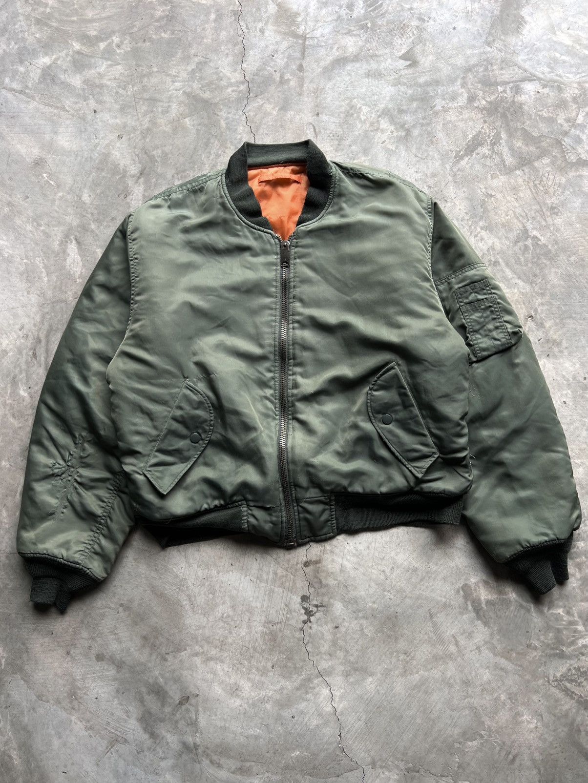 Vintage Vintage 90s Distressed Flying Bomber Jacket Size US M / EU 48-50 / 2 - 3 Thumbnail