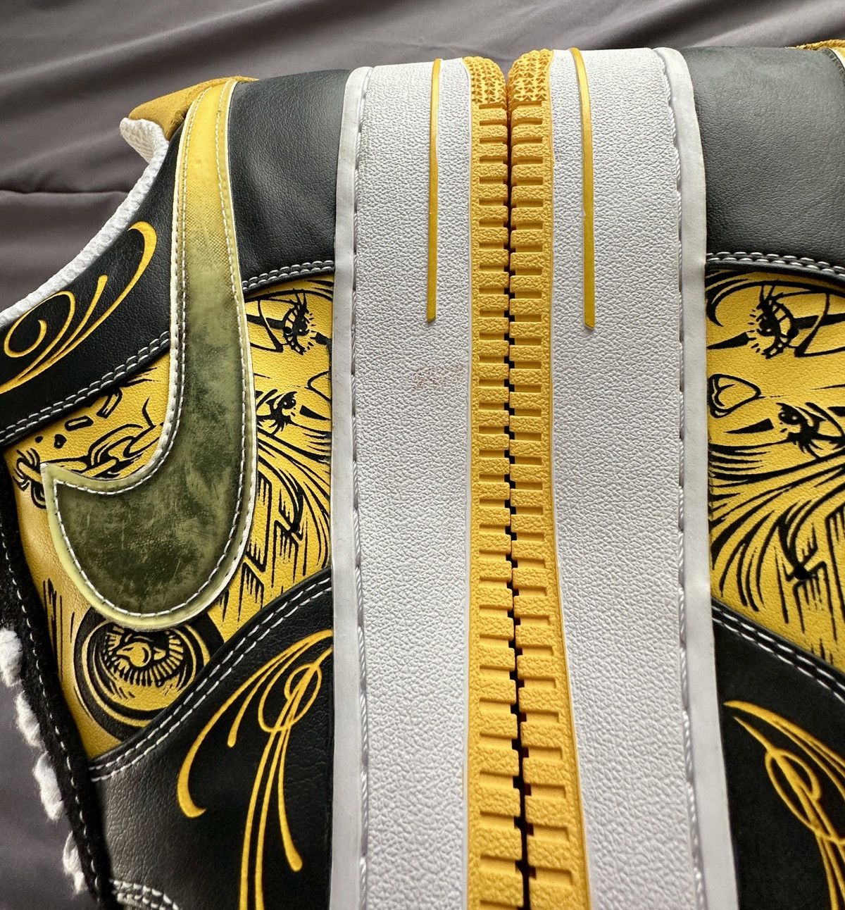Nike Nike Air Force 1 Low Mr. Cartoon Livestrong Size US 11 / EU 44 - 7 Thumbnail