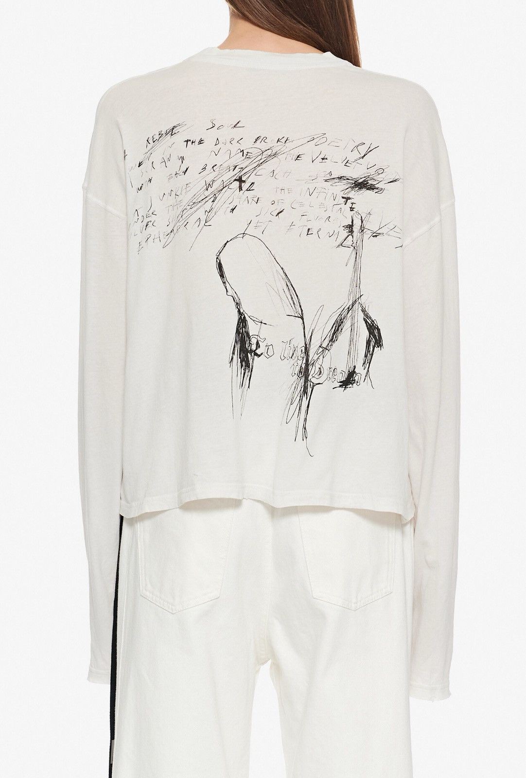 Ann Demeulemeester Last Ann Demeulemeester Sketchbook Off-White T