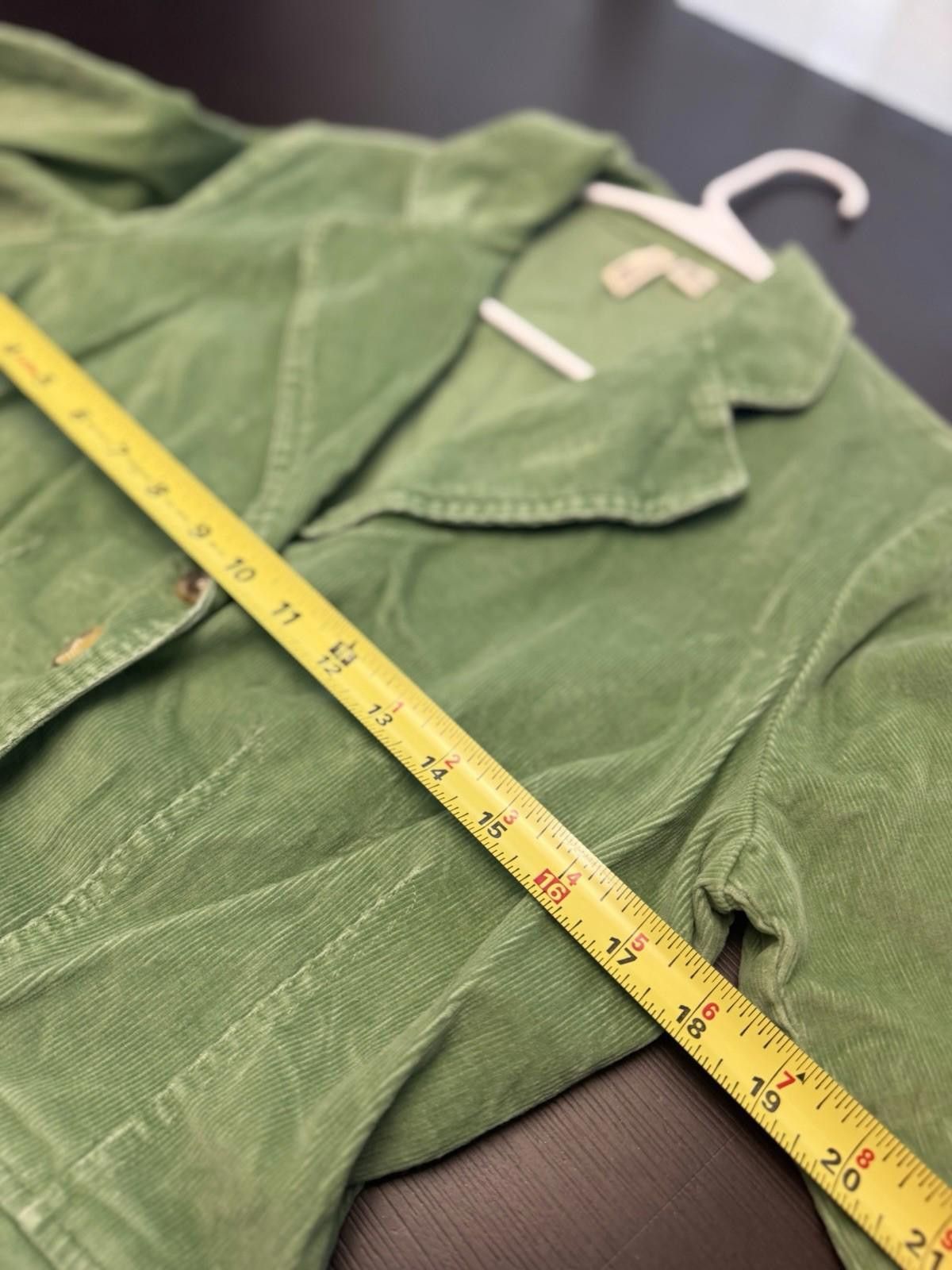 St. Johns Bay St Johns Bay Womens S Blazer Jacket Green Pinstripe Size S / US 4 / IT 40 - 5 Thumbnail