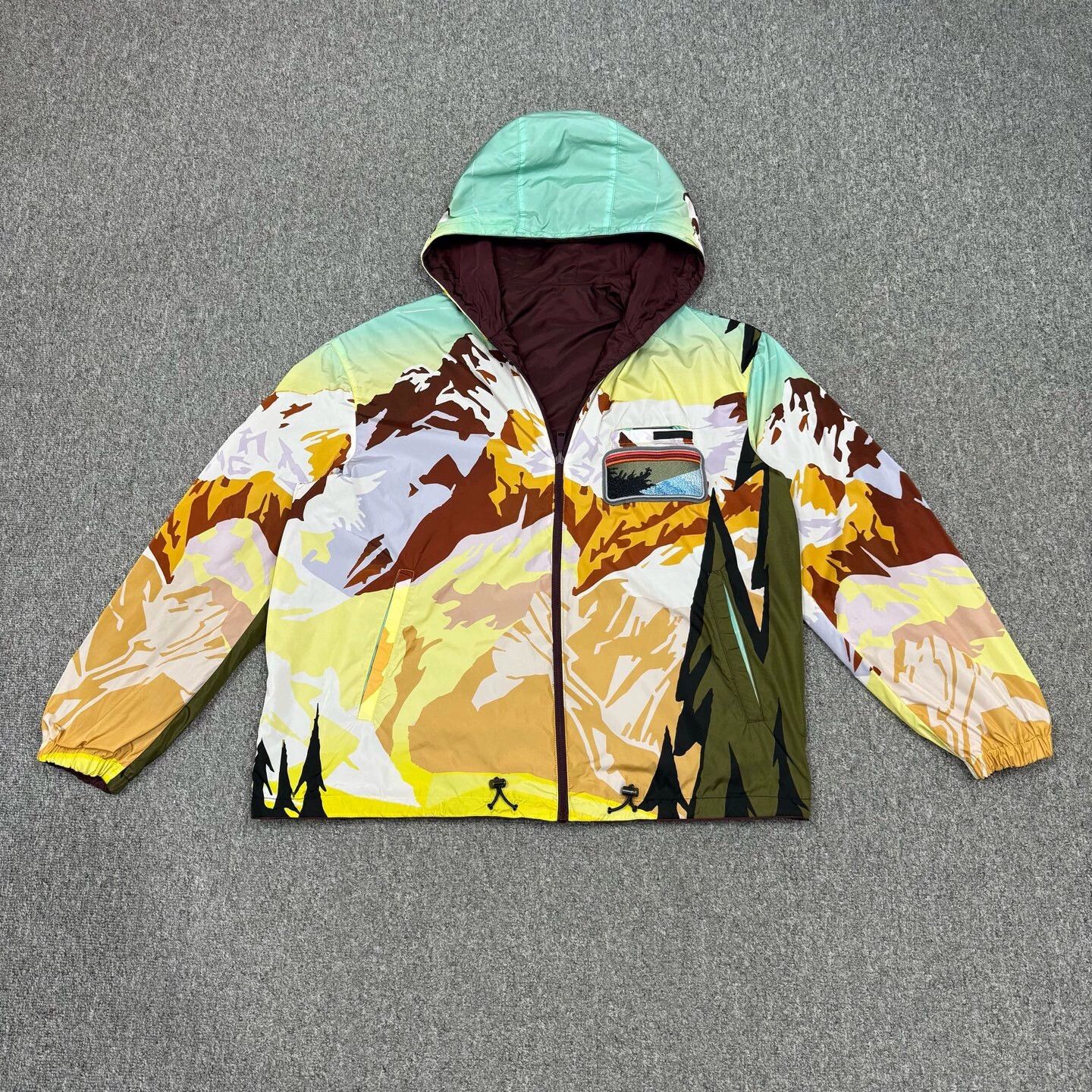 Prada Prada Rust Reversible Nylon Jacket XL 9/10 Lining Flaw Size US XL / EU 56 / 4 - 2 Thumbnail