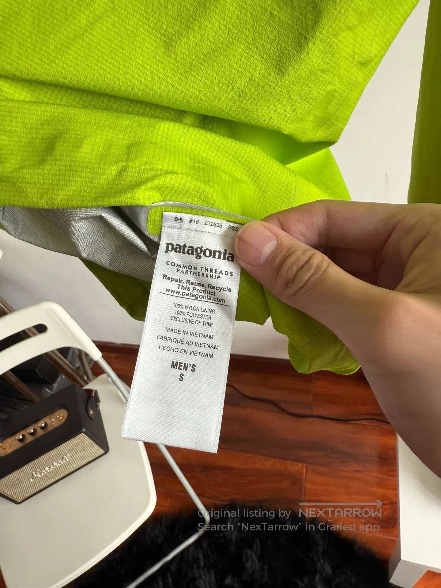 Japanese Brand Bright Patagonia H2No Rain Jacket Size S. Size US S / EU 44-46 / 1 - 6 Thumbnail