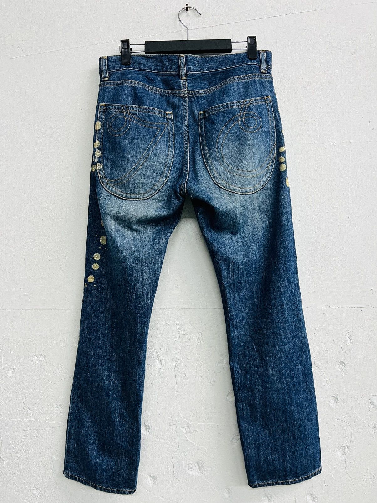Issey Miyake × Japanese Brand × Tsumori Chisato TSUMORI CHISATO PAINTED ART DENIM Size US 32 / EU 48 - 18 Thumbnail