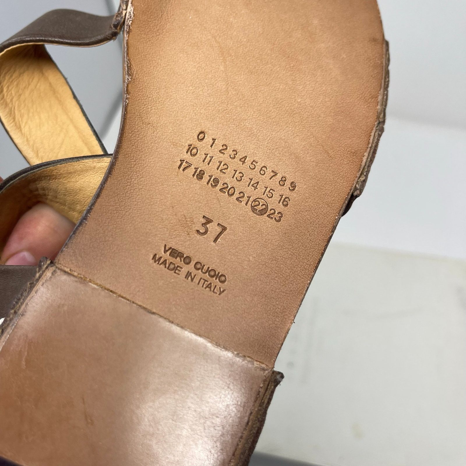 Maison Margiela MAISON MARTIN MARGIELA LINE 22 Criss-Cross Sandal 37 Size US 7 / IT 37 - 8 Thumbnail