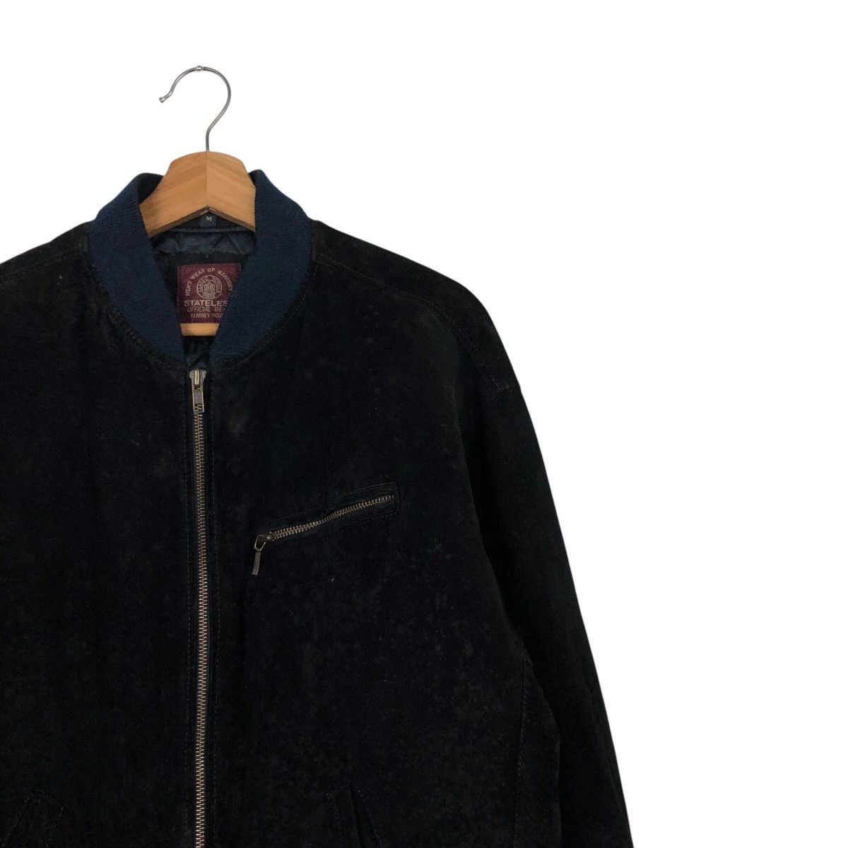 Japanese Brand 📌Vtg Suede Leather Bomber Jacket Kearney House Issey Miyake Size US M / EU 48-50 / 2 - 7 Thumbnail