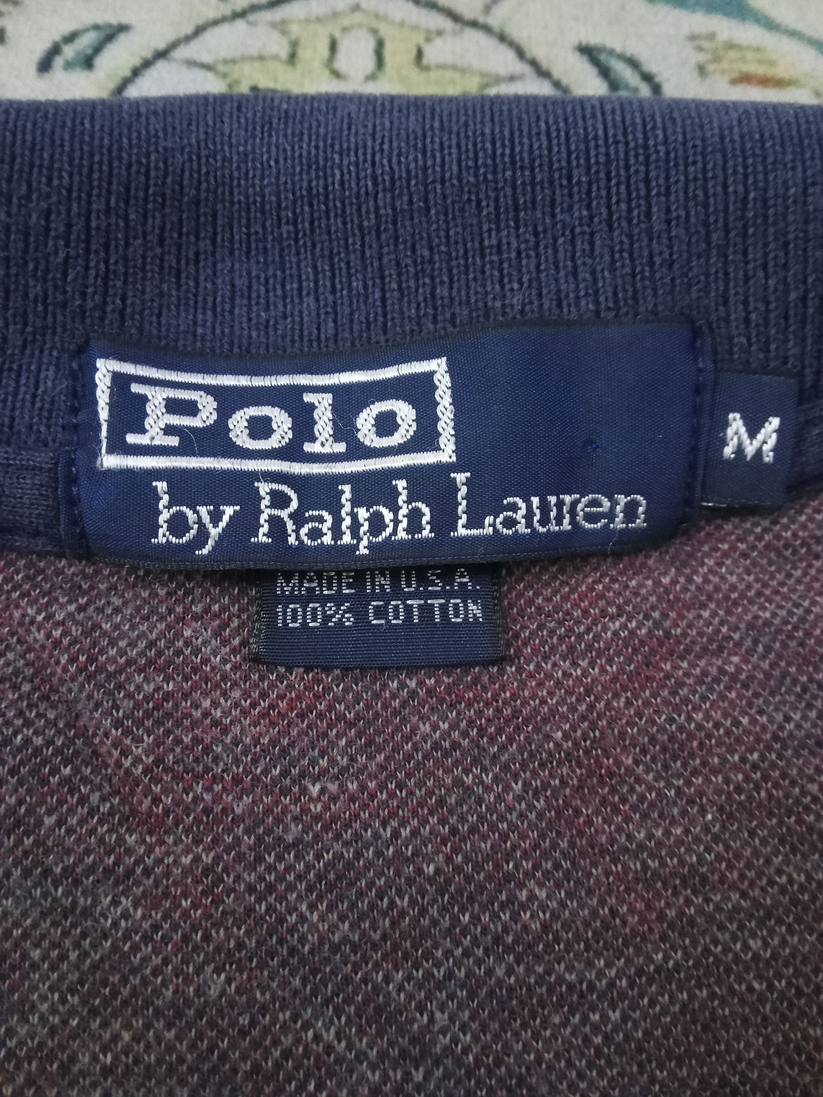 Polo Ralph Lauren Polo Ralph Lauren Vintage Long Sleeves Polo Shirt Size US M / EU 48-50 / 2 - 3 Thumbnail