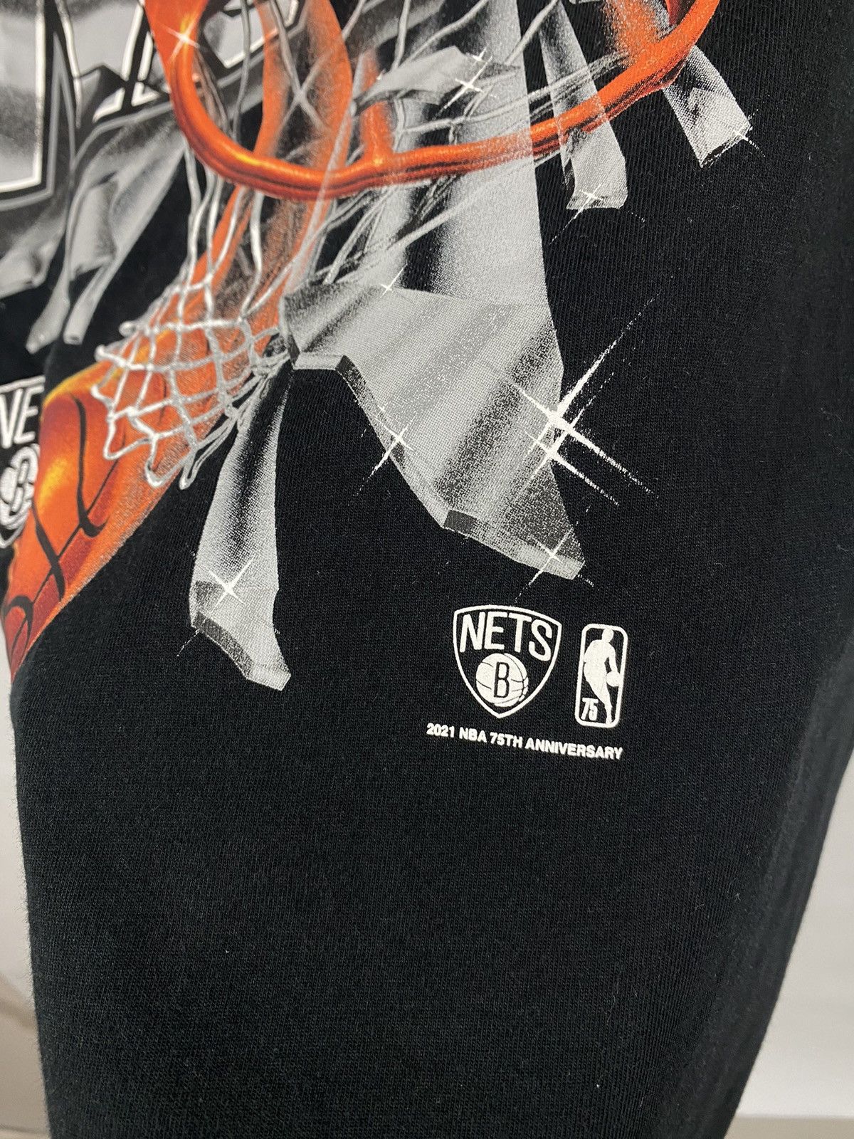 Nike 🏀 Nike Brooklyn NETS t-shirt basketball rare retro hype Y2K Size US L / EU 52-54 / 3 - 7 Thumbnail