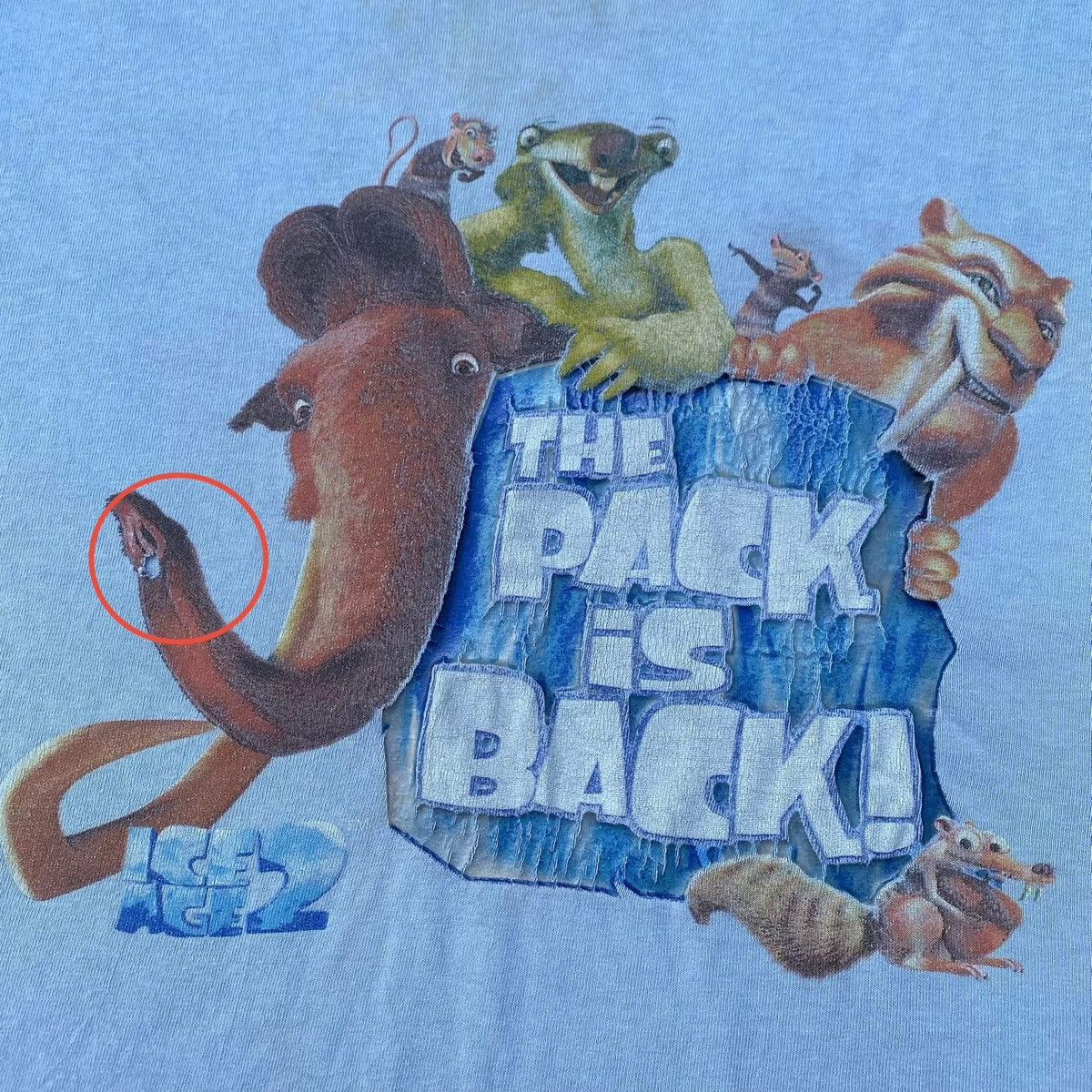 Disney RARE ‼️ Ice Age Size US S / EU 44-46 / 1 - 2 Thumbnail