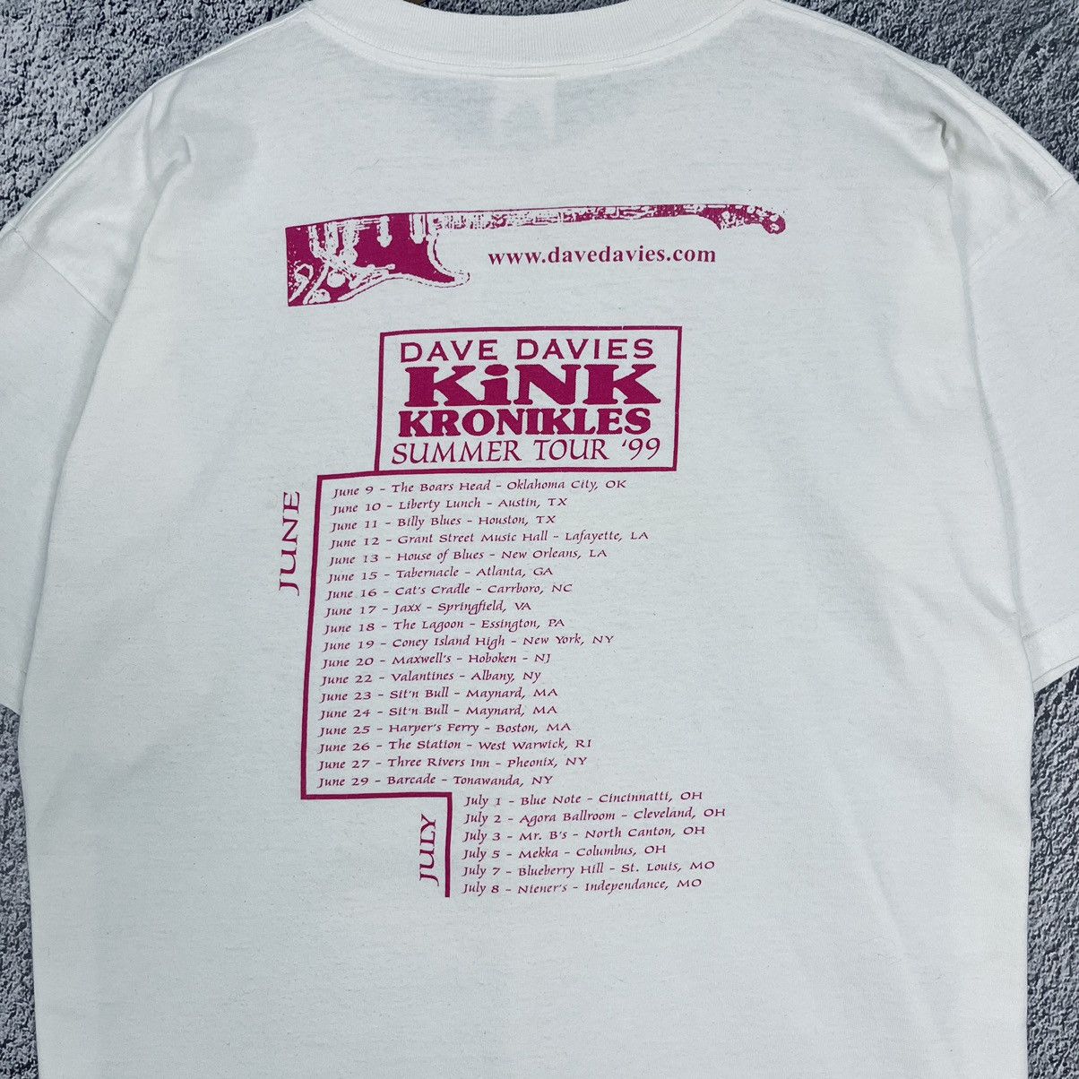 Band Tees × Vintage ⭐️VINTAGE⭐️ Dave Davies 1999 Kink Kronikles Summer Tour Tee Size US XL / EU 56 / 4 - 7 Thumbnail