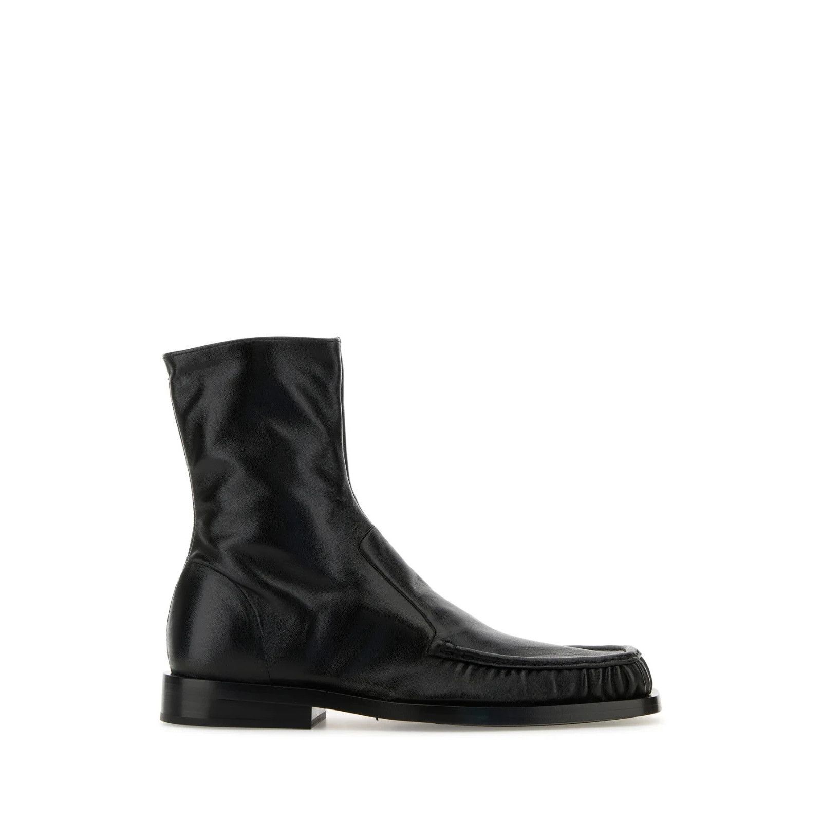 Jil Sander JIL SANDER Black Leather Ankle Boots New & Authentic (Men's Size US 9 / EU 42 - 5 Thumbnail