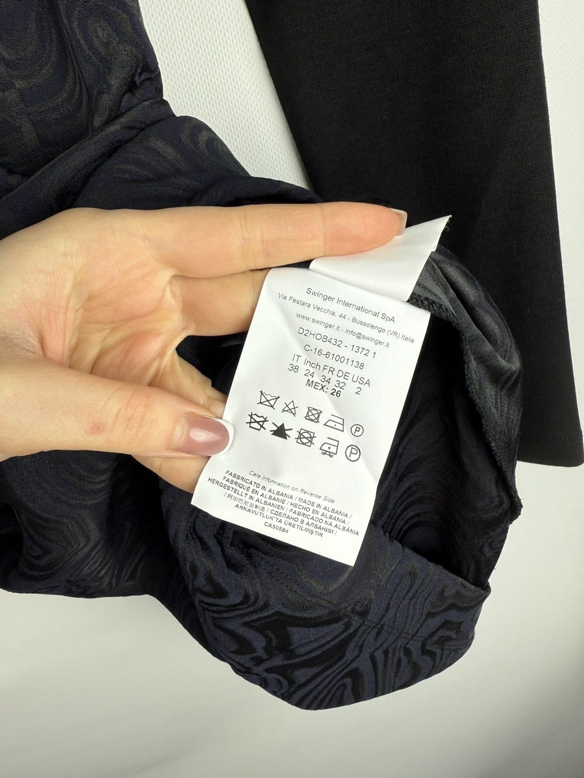 Versace Jeans Couture Versace Jeans Ladies Abstract Pattern Long Sleeve Dress Size XS / US 0-2 / IT 36-38 - 11 Thumbnail