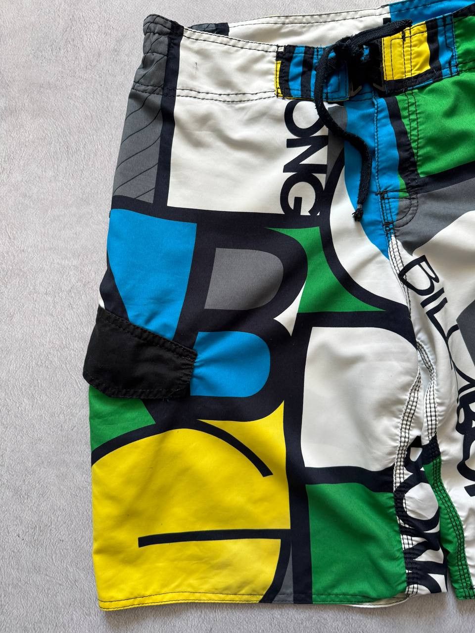 Billabong vintage y2k billabong swim shorts bath suit trunks graffiti Size US 32 / EU 48 - 3 Thumbnail