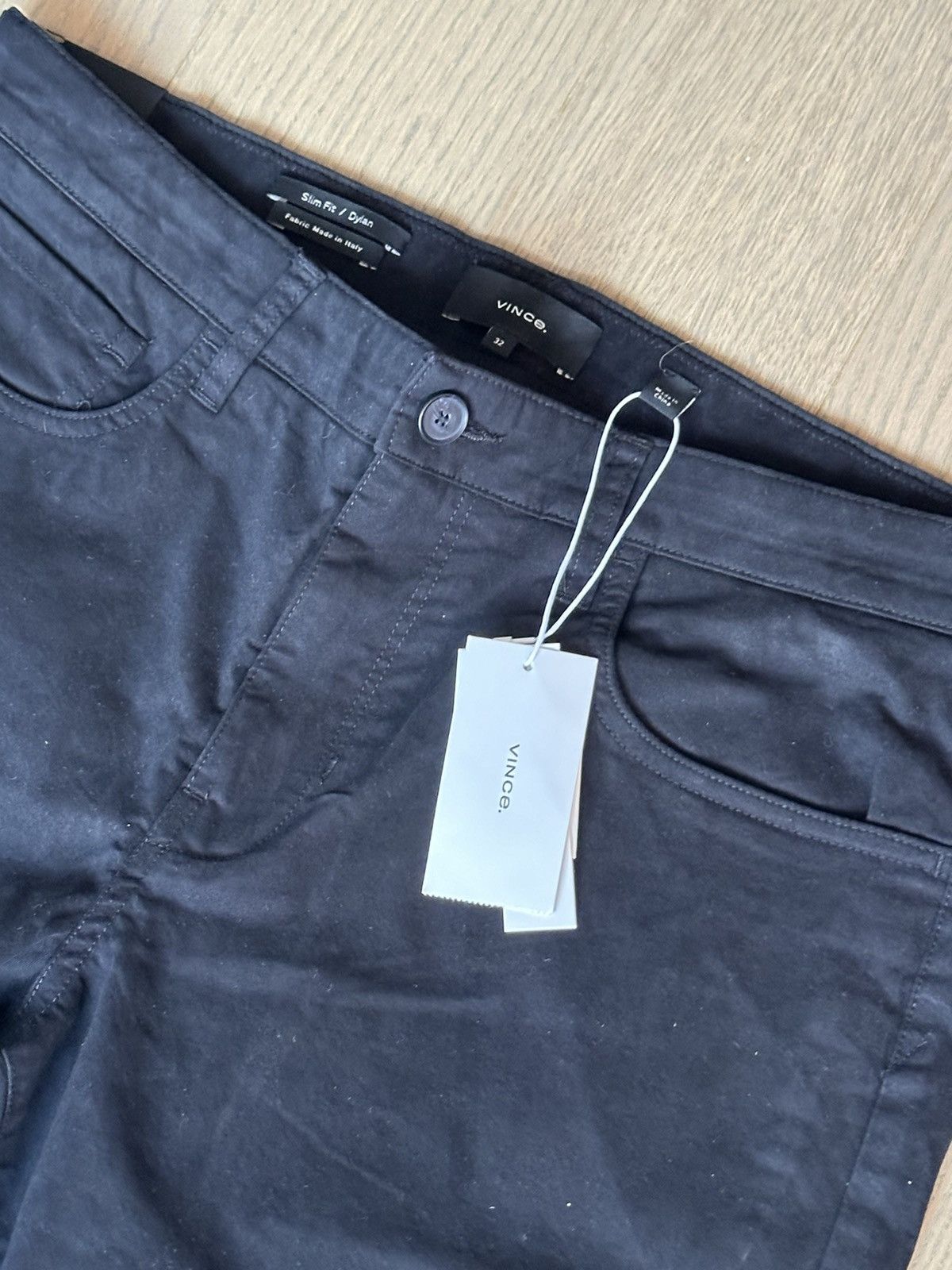 Vince Black Slim Fit Dylan Pants Size US 32 / EU 48 - 3 Thumbnail