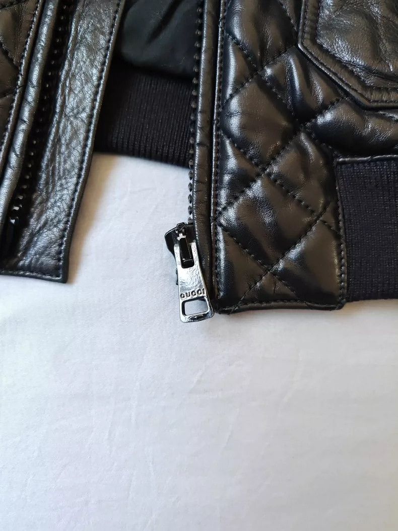 Gucci Gucci Leather jacket and cotton jacket 2501-Nextarrow Size US M / EU 48-50 / 2 - 6 Thumbnail