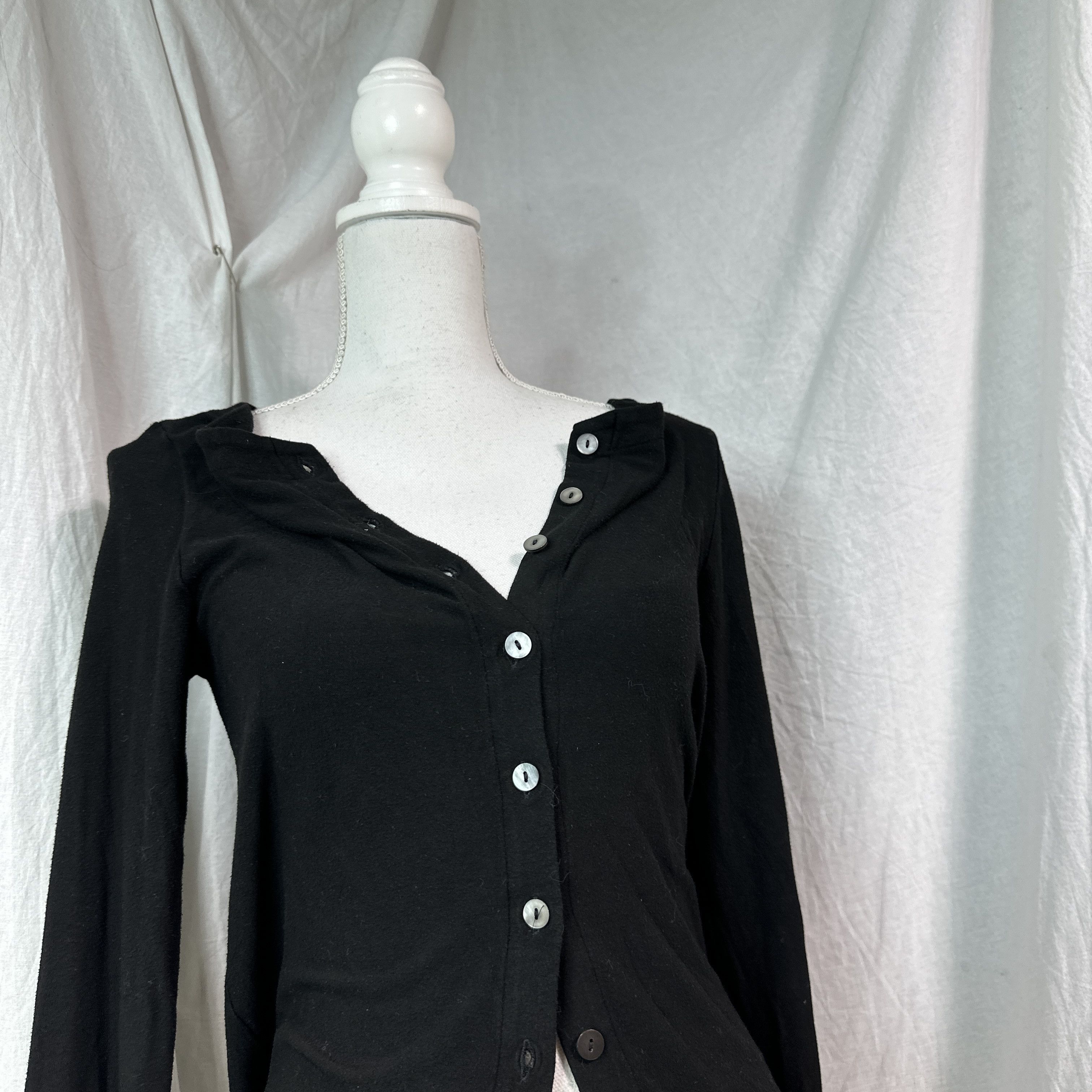 Vintage Vintage Avant Garde Grunge Buttoned Cardigan Y2K Size S / US 4 / IT 40 - 2 Thumbnail